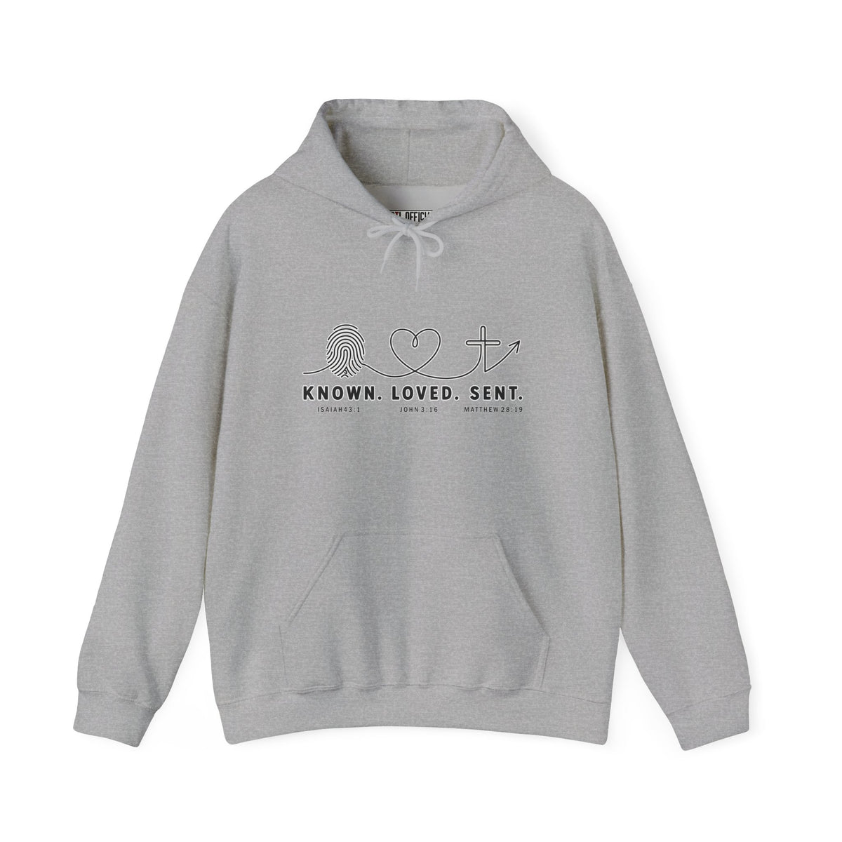 Known. Loved. Sent. Christian Hoodie