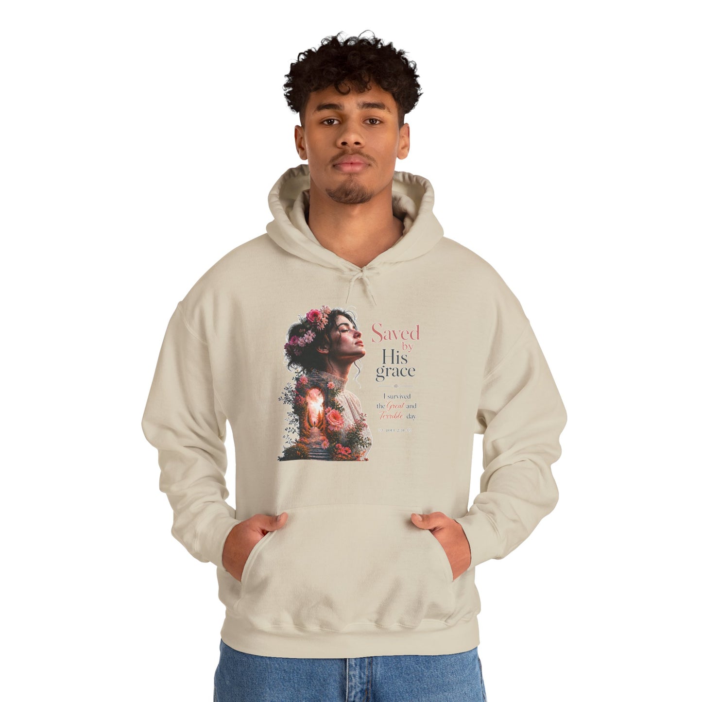 Pathway of Grace – I Survived the Great and Terrible Day (Joel 2:31) Christian Hoodie
