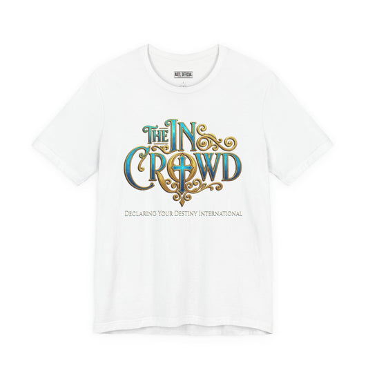Ornate The In Crowd Blue & Gold  t-shirt