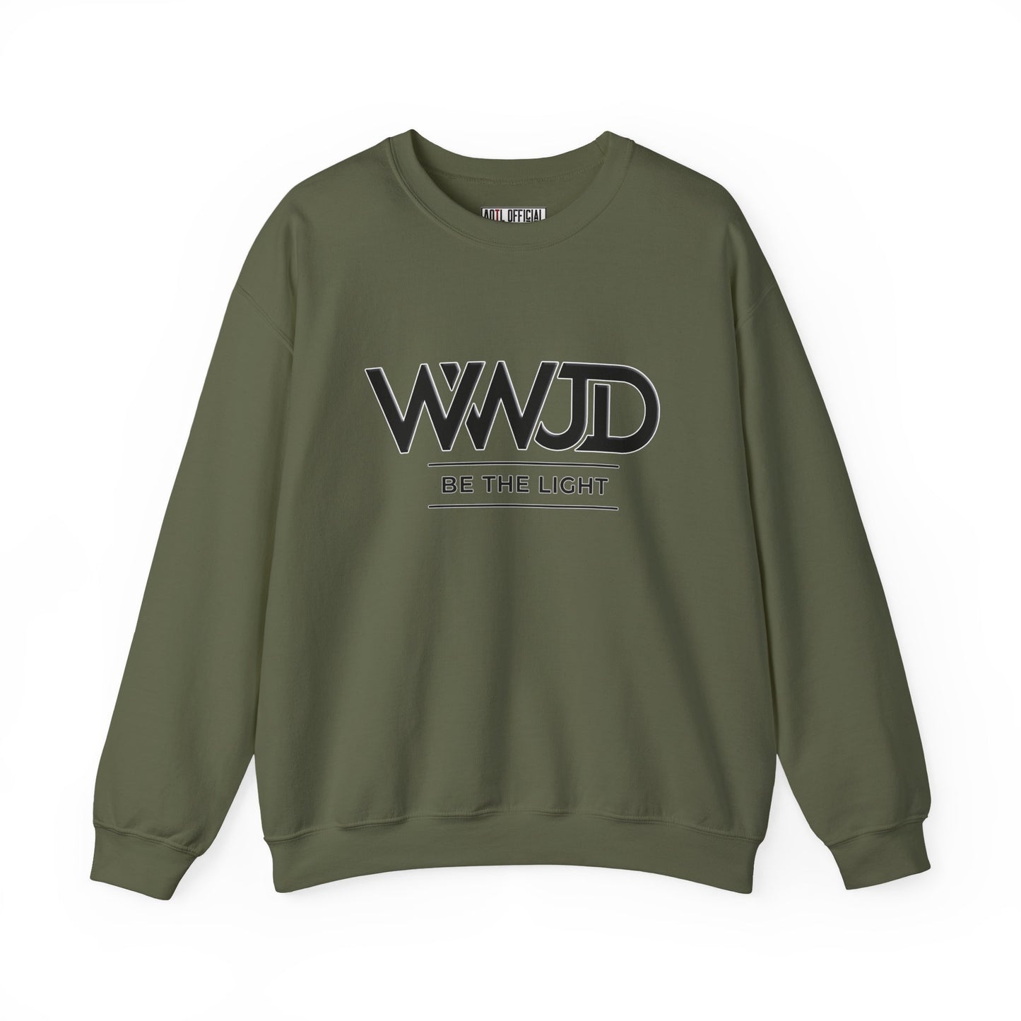 WWJD Faith Reminder Unisex Heavy Blend™ Crewneck Sweatshirt