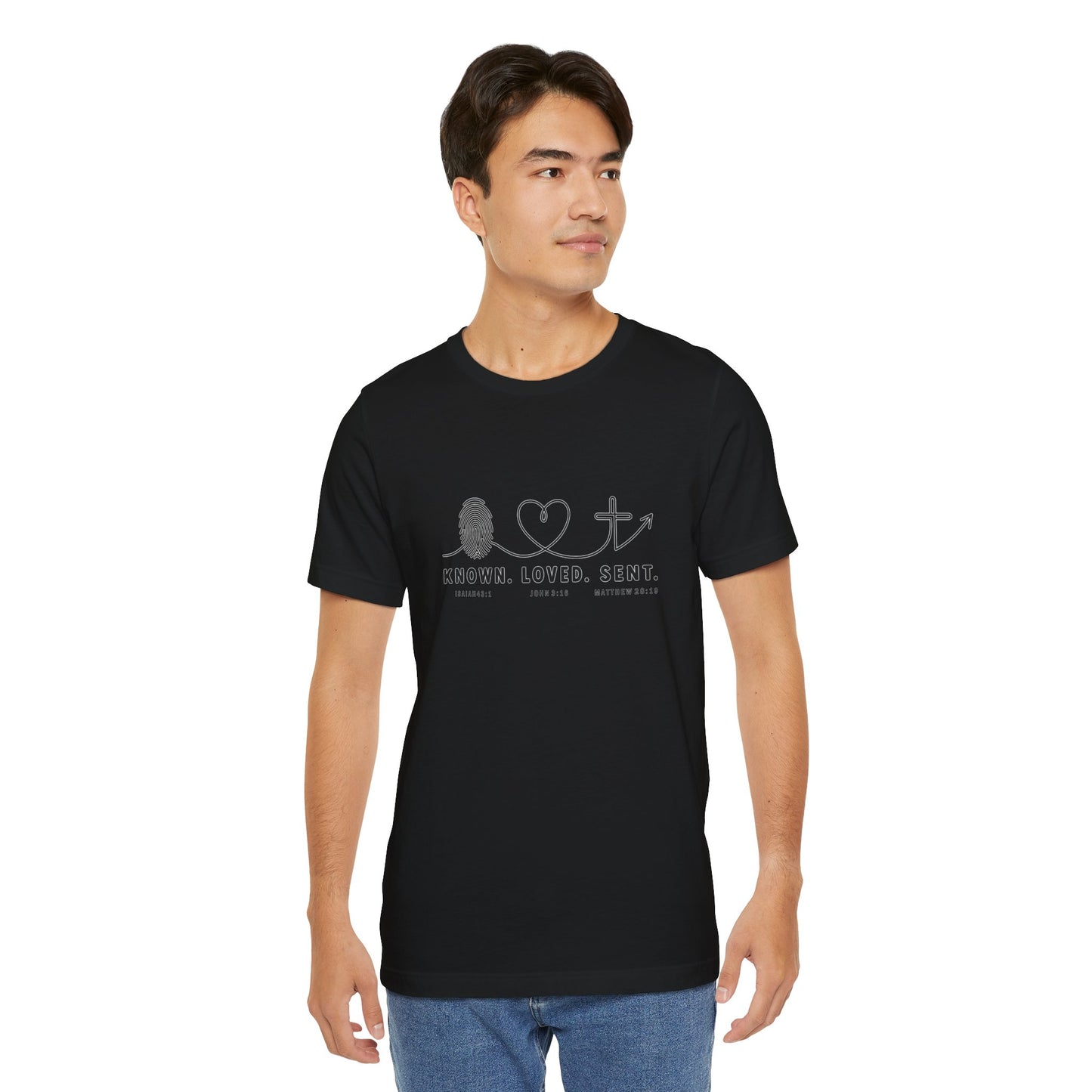 Known. Loved. Sent. Christian T-shirt