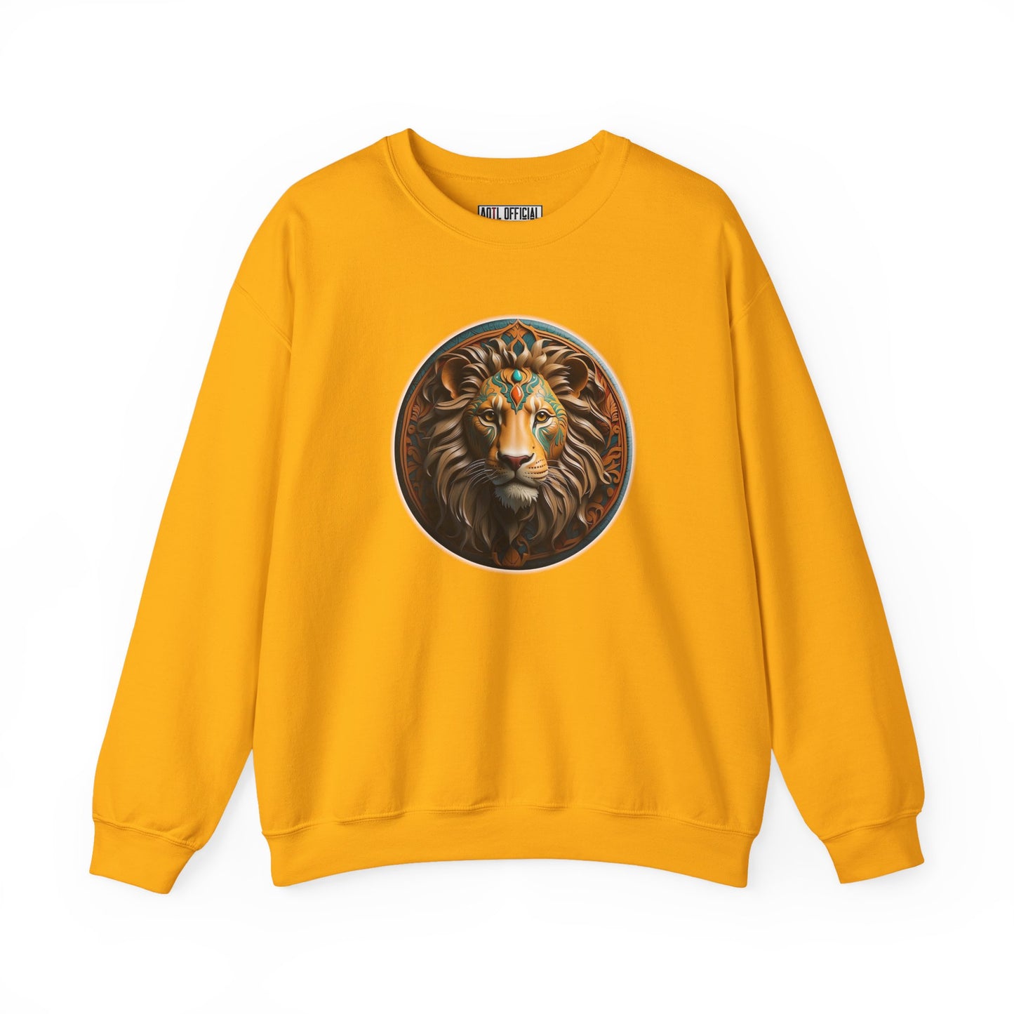 Majestic Redeemer Lion of Judah  Unisex Heavy Blend™ Crewneck Sweatshirt
