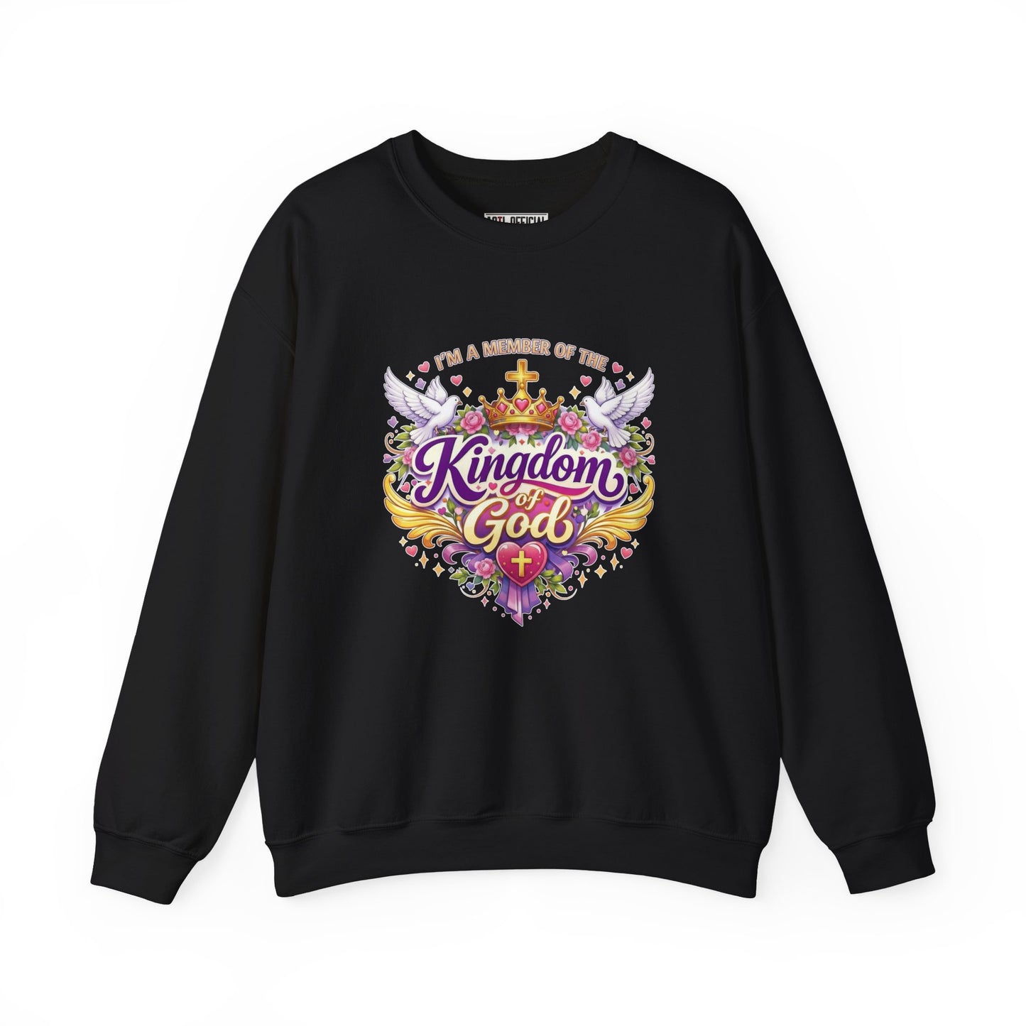 Graceful & Royal Member of the Kingdom of God Unisex Heavy Blend™ Crewneck Sweatshirt