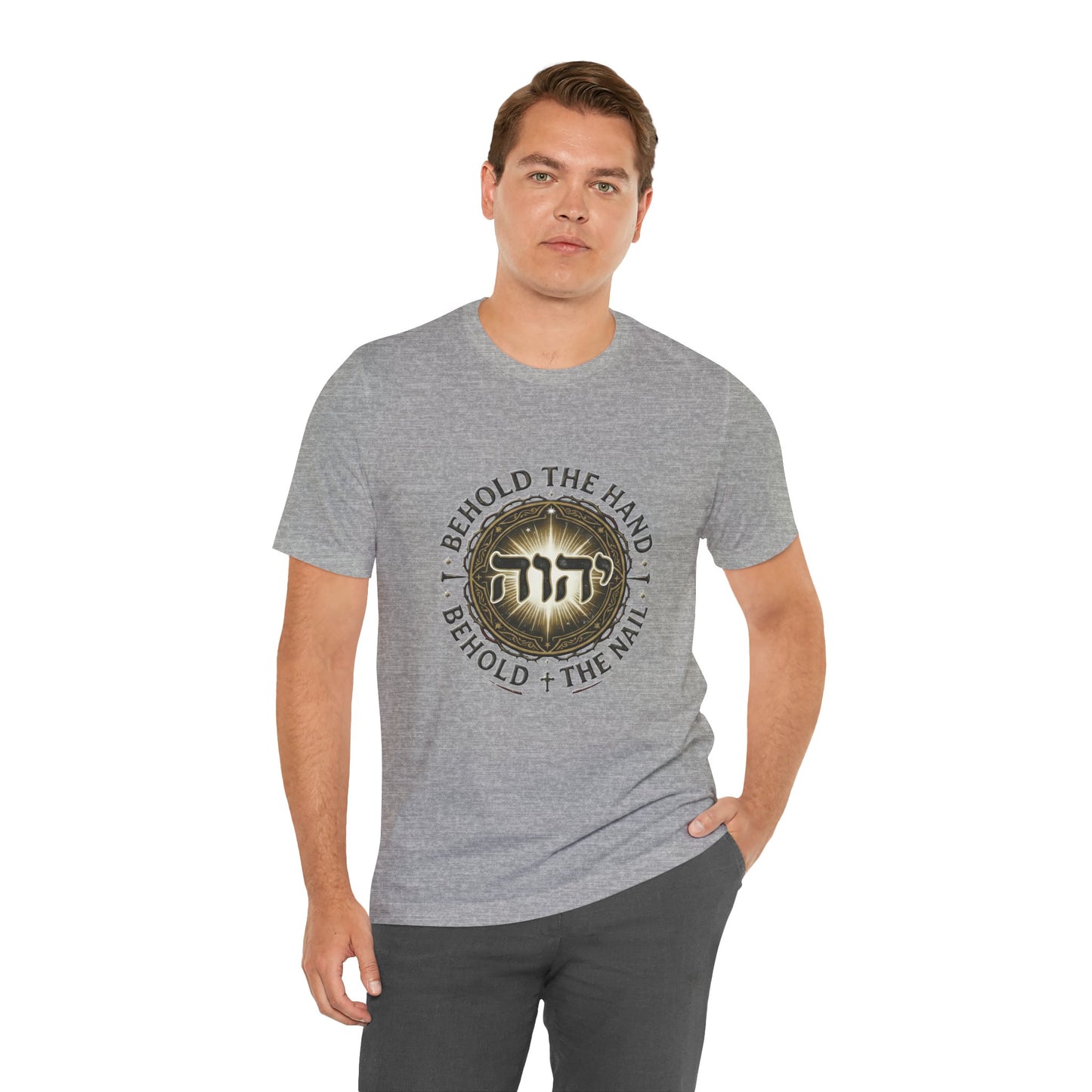 Behold The Hand, Behold The Nail Classic Unisex Short Sleeve Tee