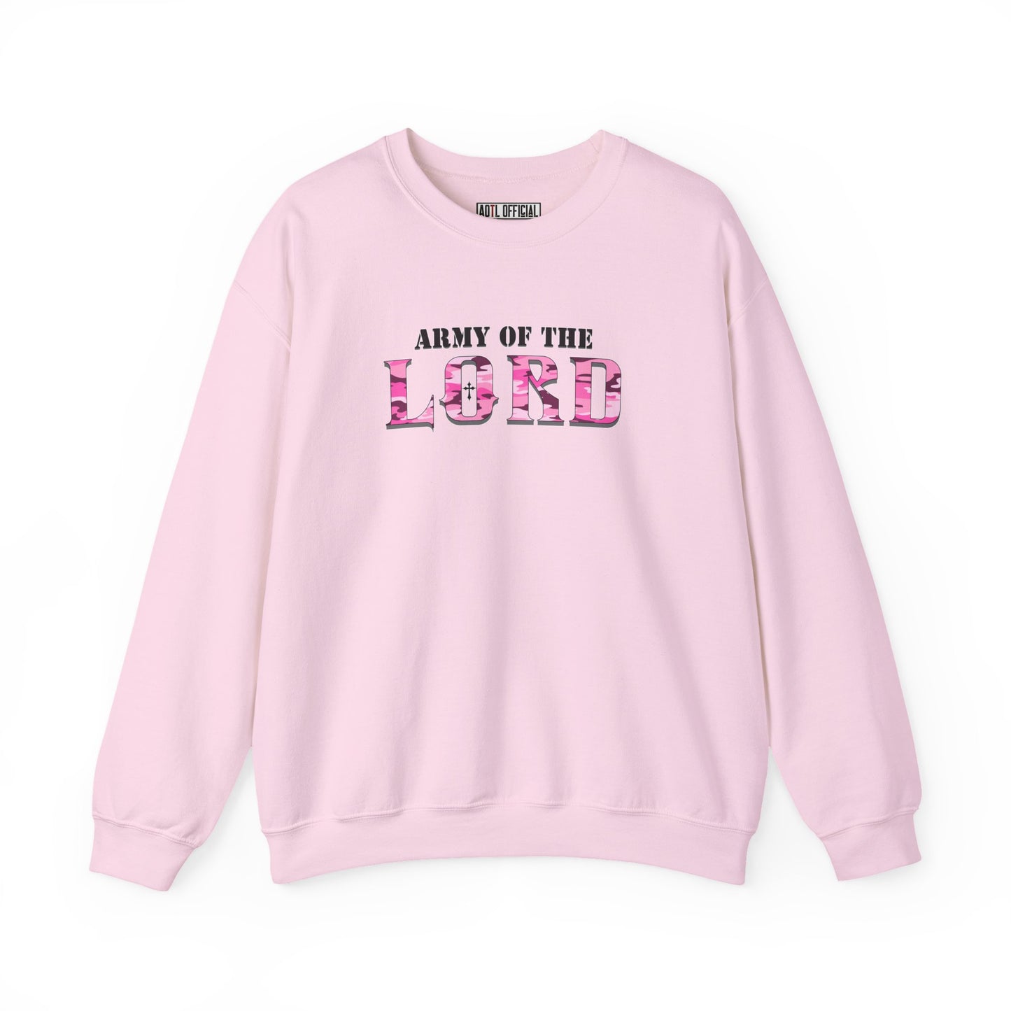 Pink Army of the Lord Unisex Heavy Blend™ Crewneck Sweatshirt