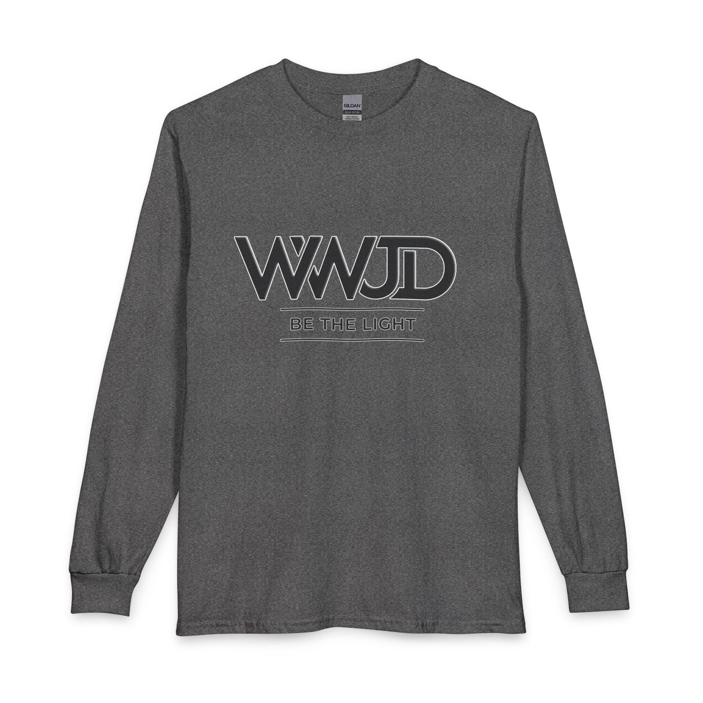 WWJD Faith Reminder Christian Long Sleeve Shirt