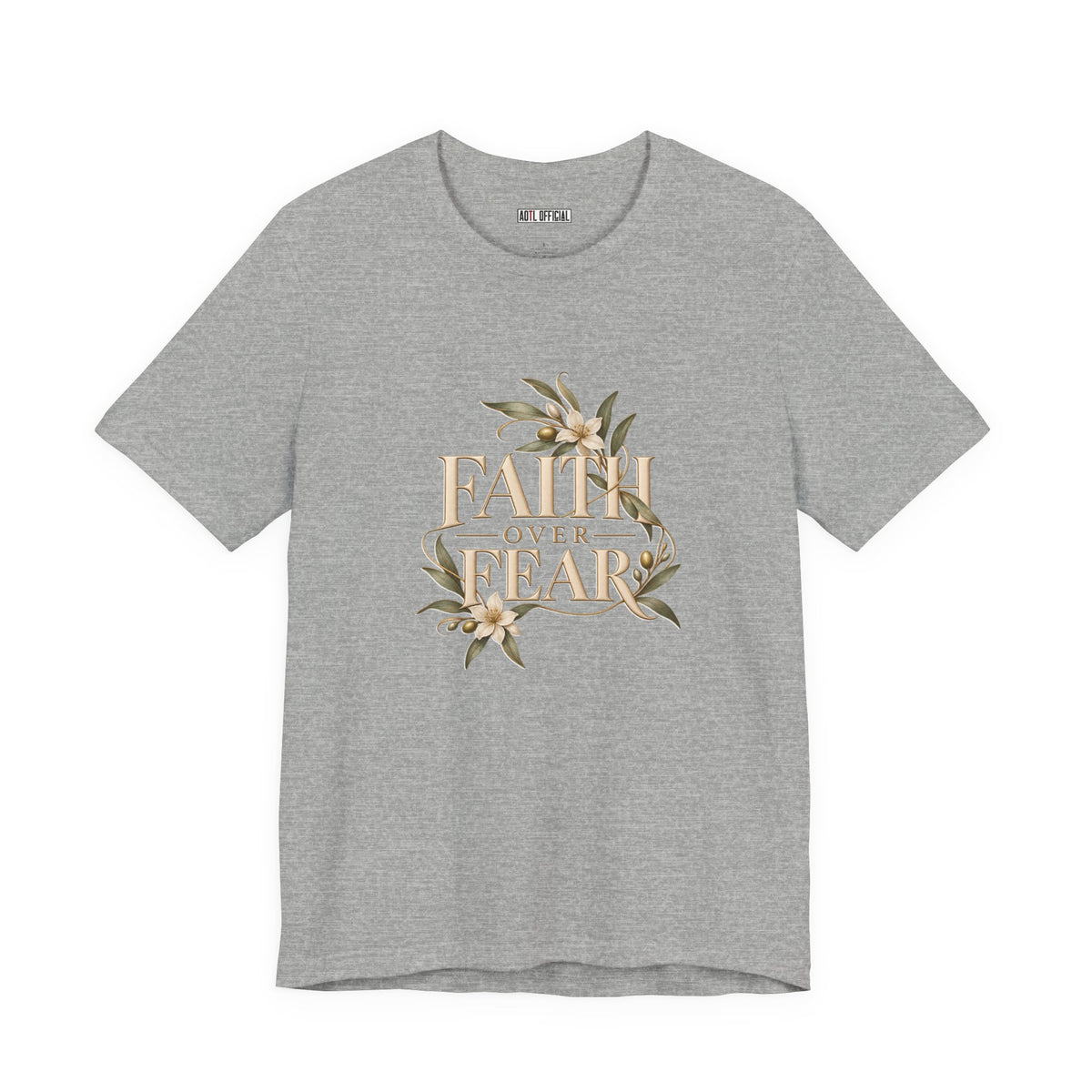 Faith Over Fear Christian T-shirt