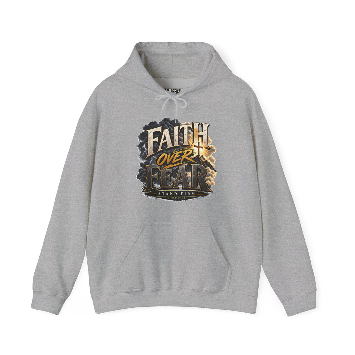 Faith Over Fear – Stand Firm Christian Hoodie
