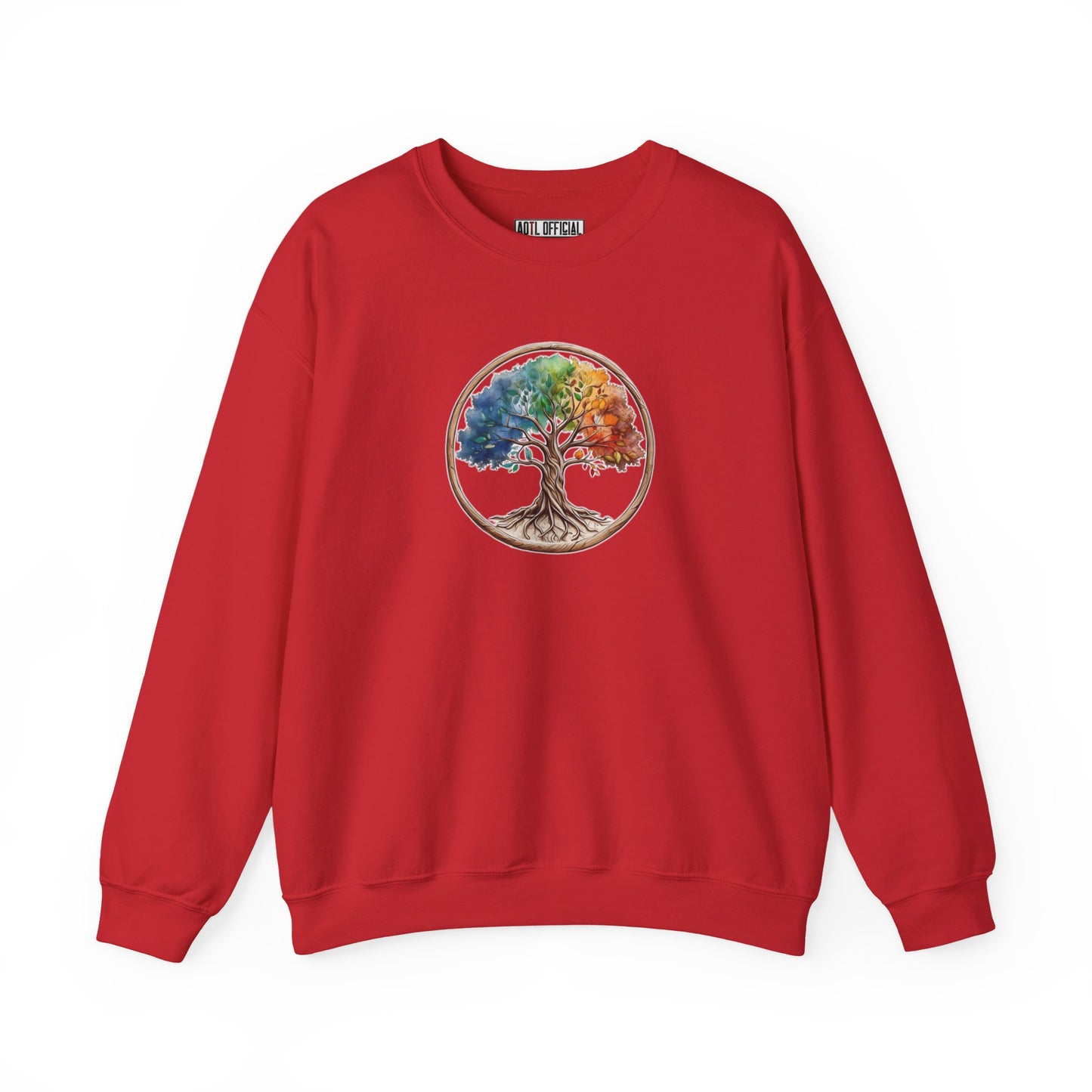 Colorful Tree of Life Unisex Heavy Blend™ Crewneck Sweatshirt