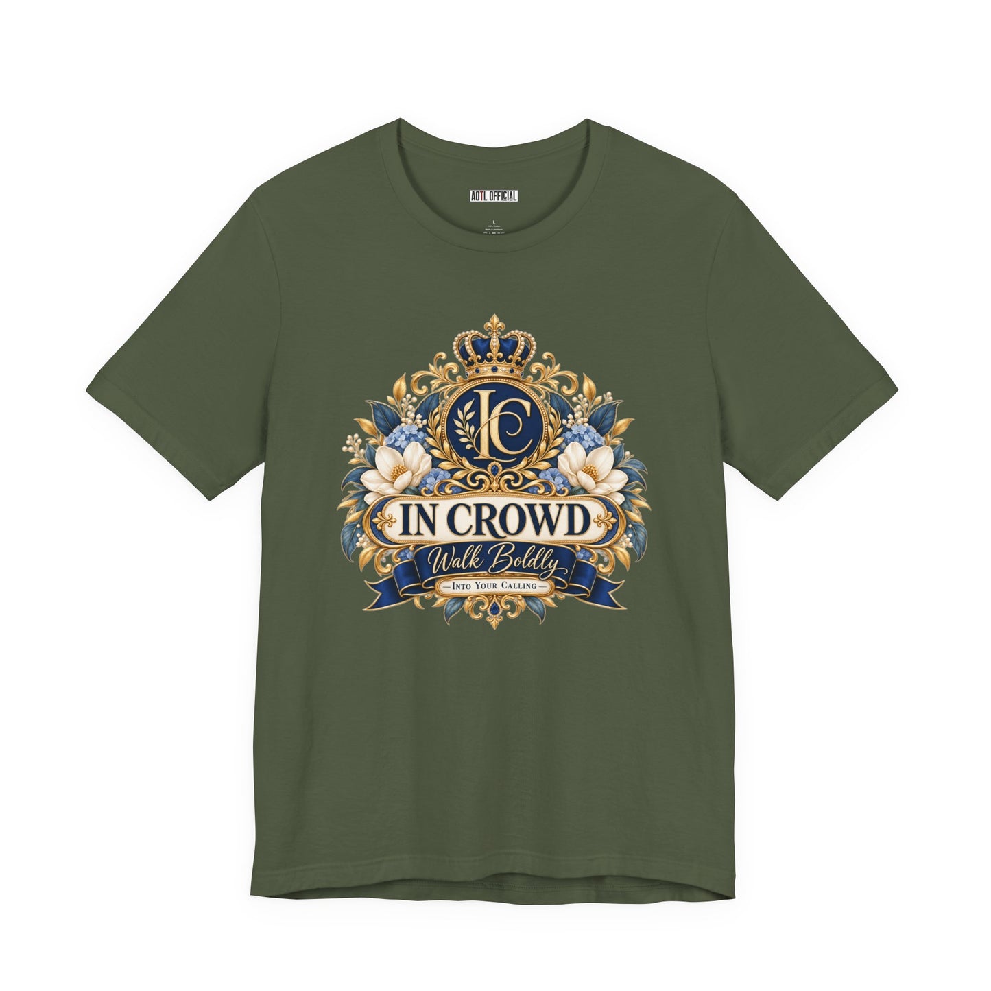 In Crowd – Walk Boldly Christian T-shirt