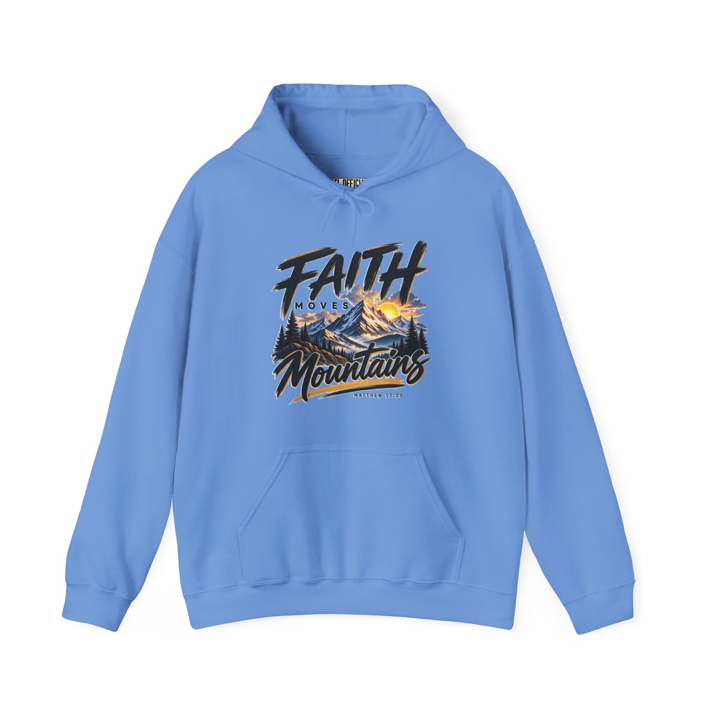 Faith Moves Mountains Christian Hoodie