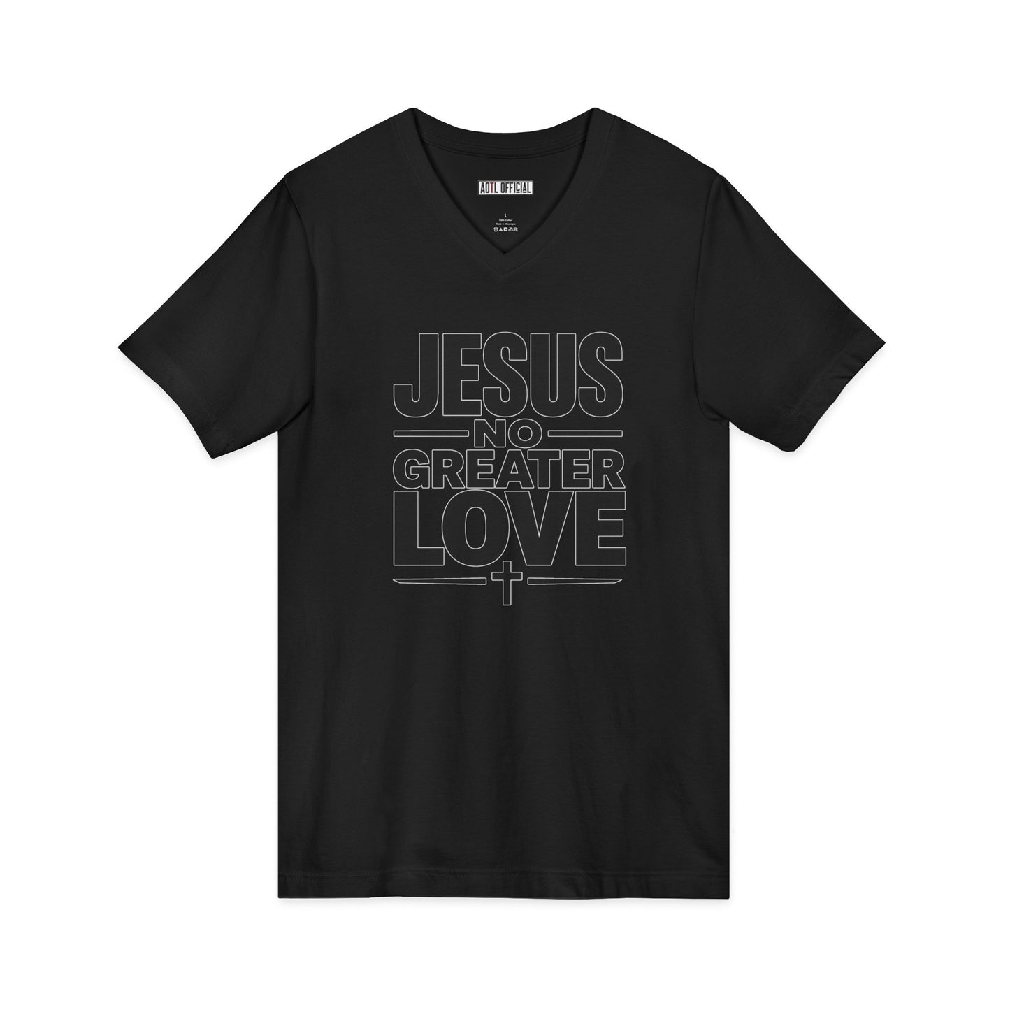 No Greater Love V-Neck Tee