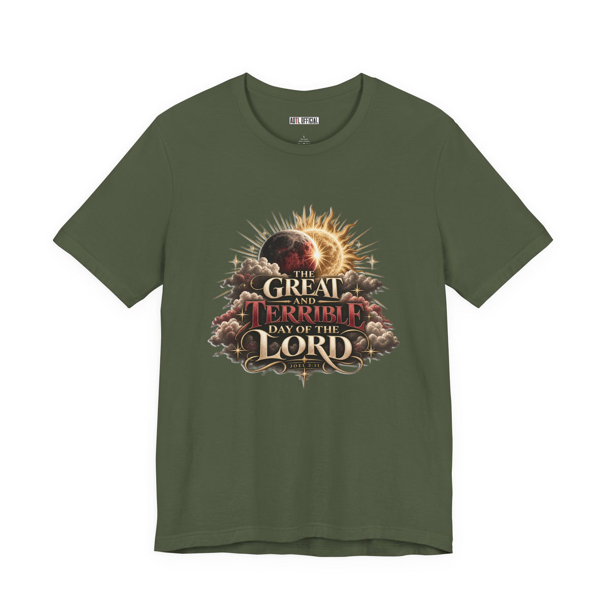 The Great and Terrible Day — Joel 2:31 Christian T-shirt