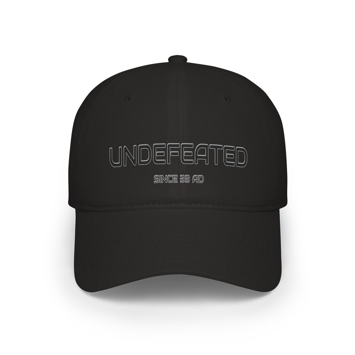 Undefeated Since 33 AD Christian Baseball Cap