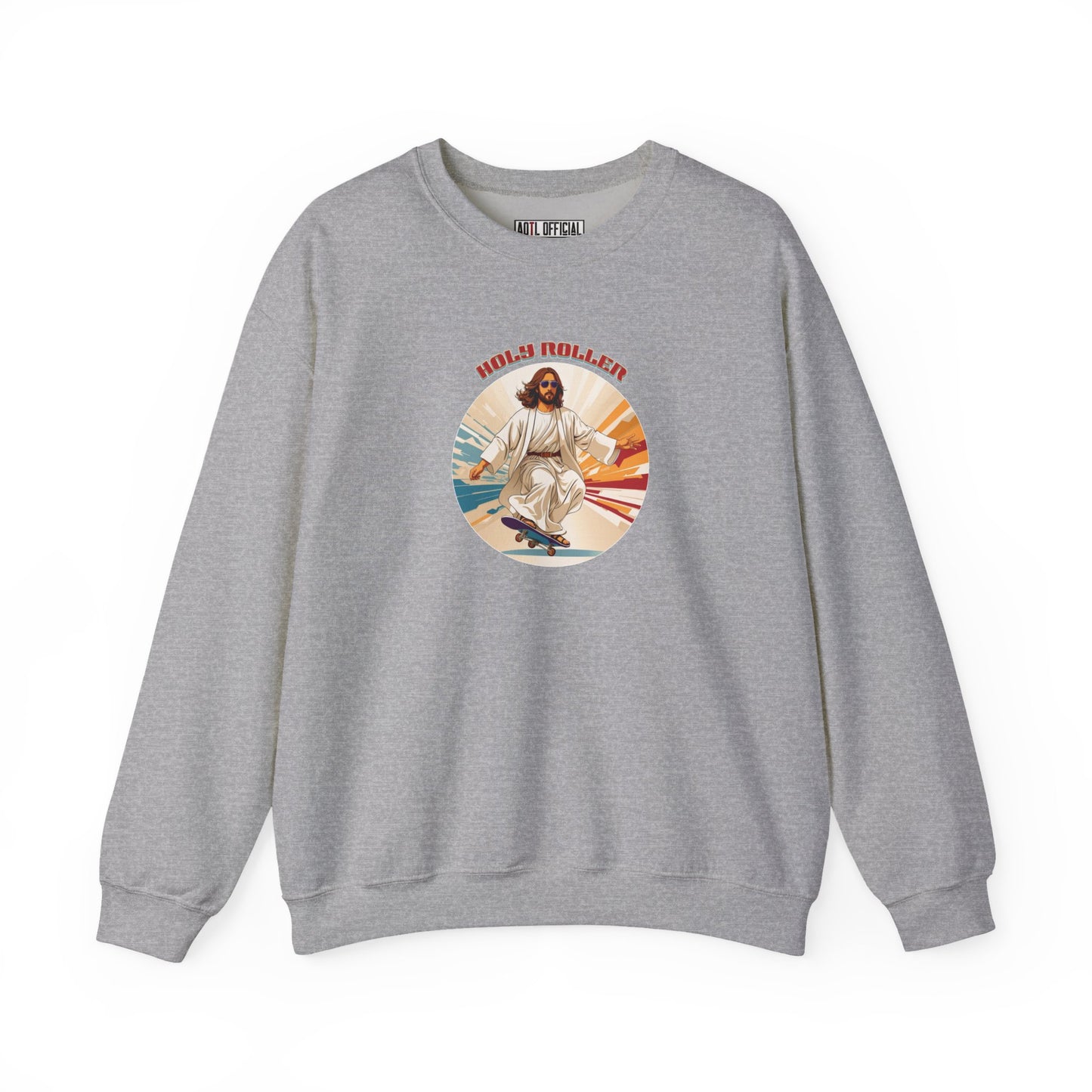 Holy Roller Jesus Unisex Heavy Blend™ Crewneck Sweatshirt