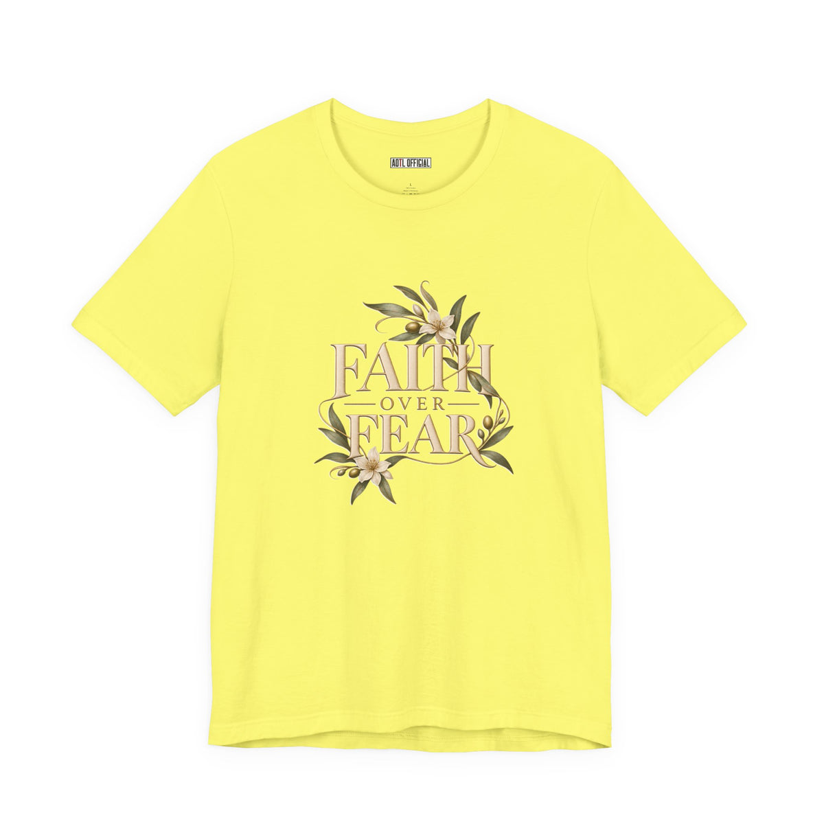 Faith Over Fear Christian T-shirt