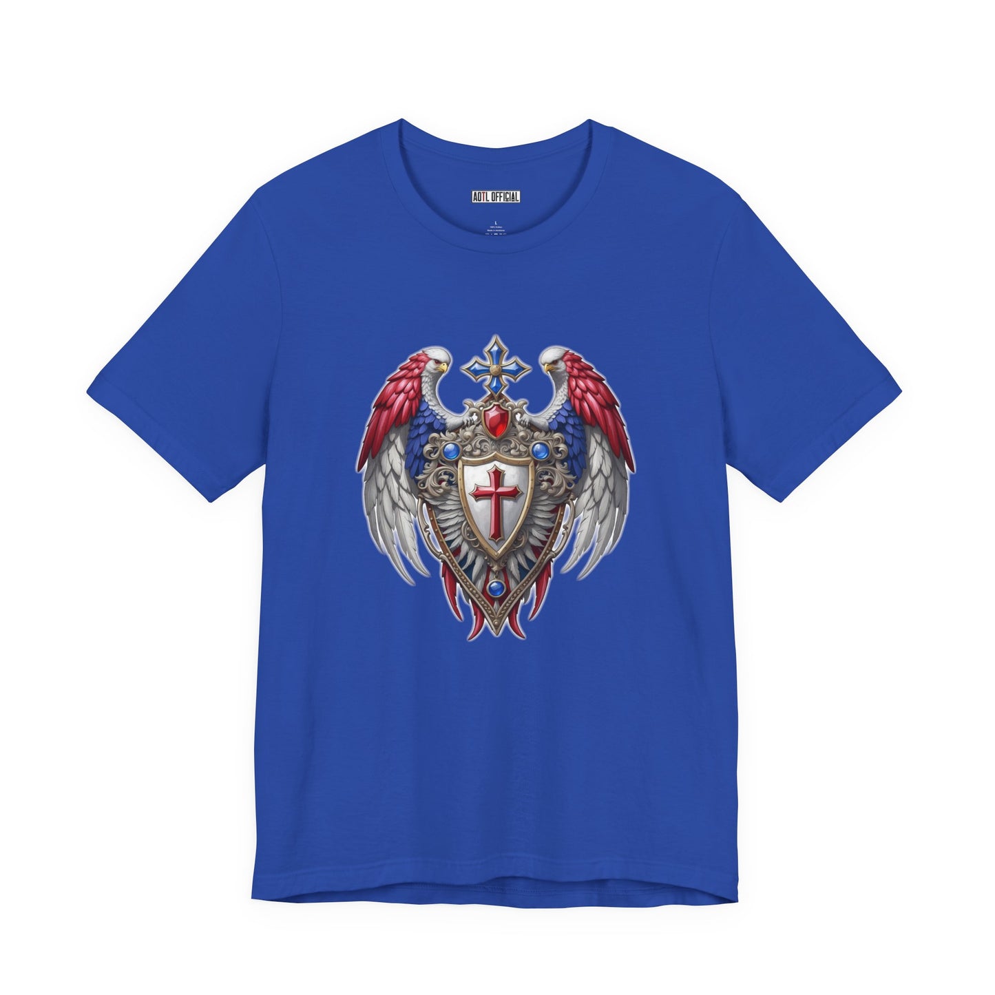 Winged Guardians of Faith Unisex Short Sleeve Tee
