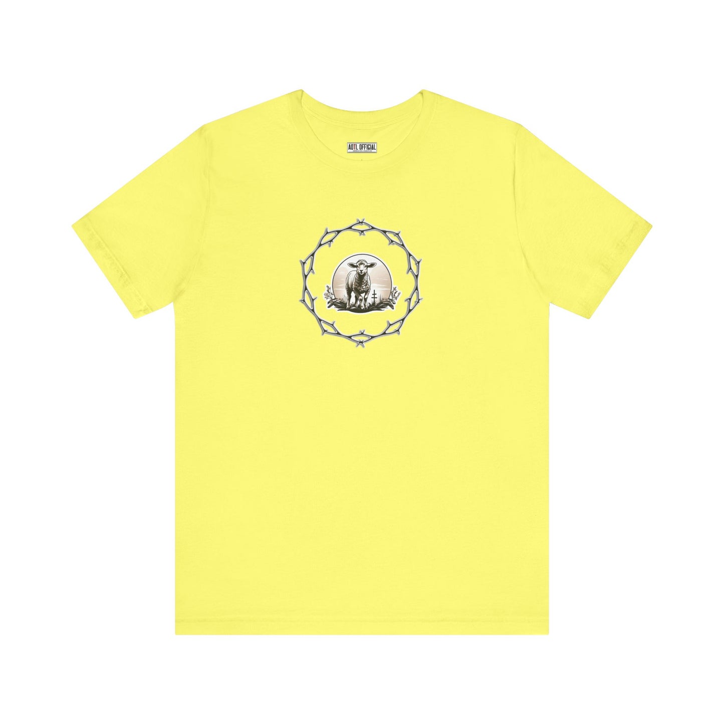 Circle of Thorns & Sacrificial Lamb Unisex  Short Sleeve Tee