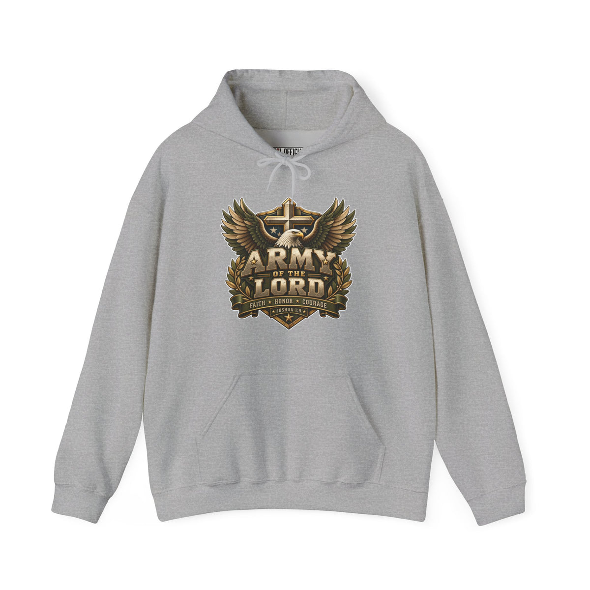 Army of the Lord — Faith, Honor & Courage Christian Hoodie