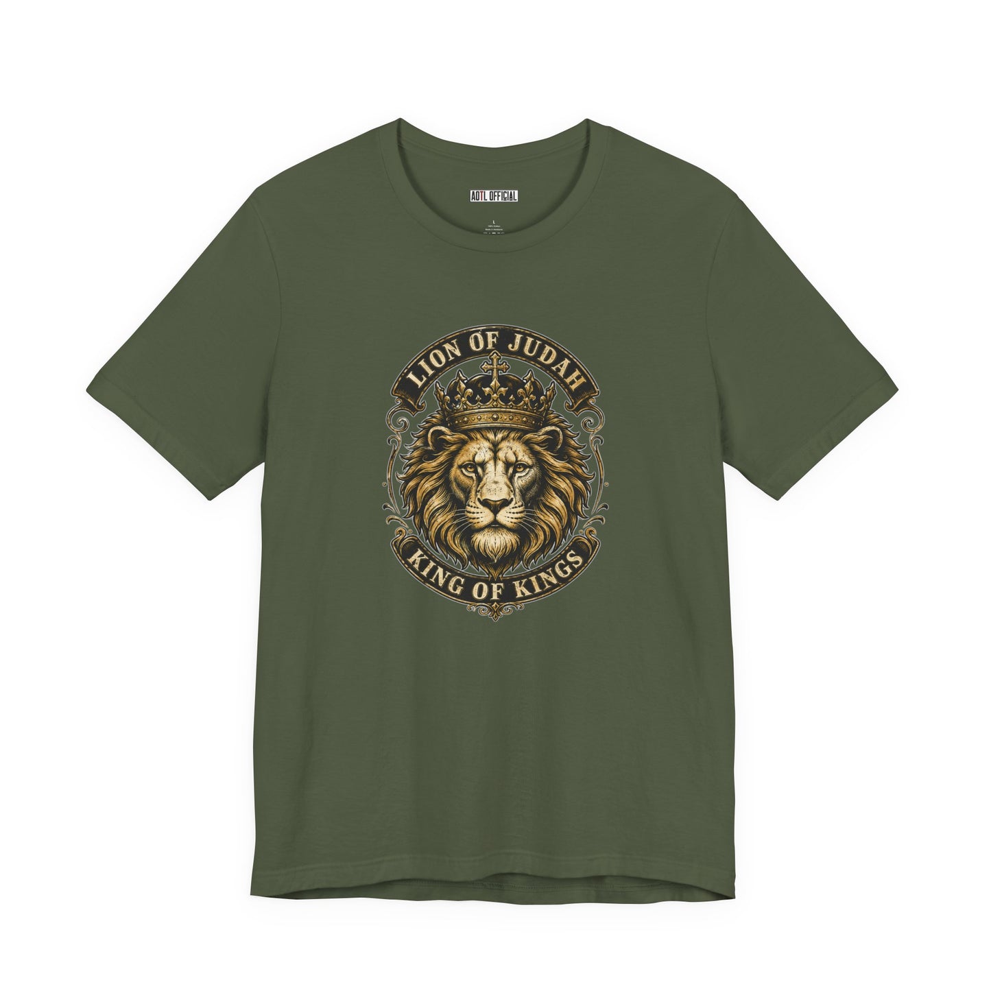 Lion of Judah – King of Kings Christian T-shirt