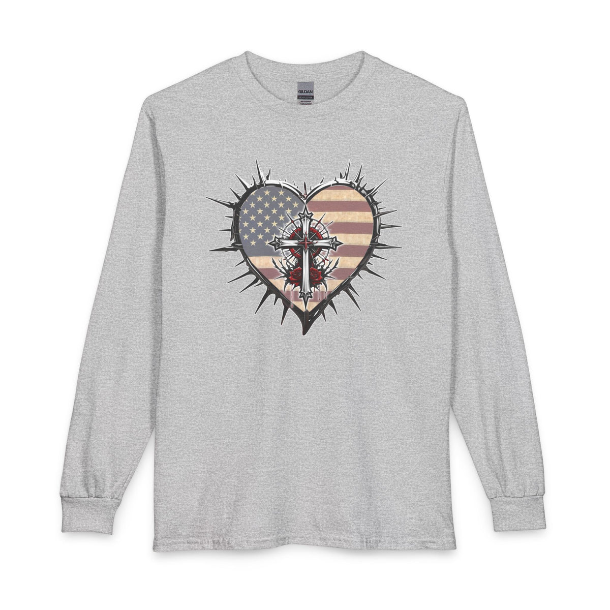 Sacrificial Freedom Christian Long Sleeve Shirt