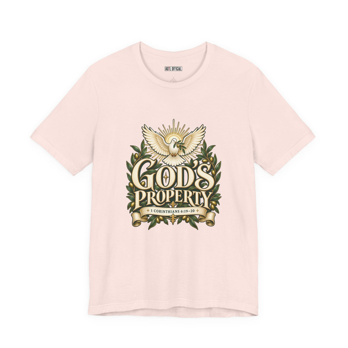 God’s Property — Bought with a Price  Christian T-shirt
