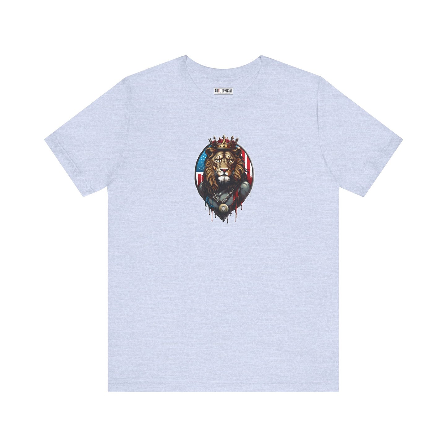 Royal Majesty: Lion of Judah Crowned  Unisex Short Sleeve Tee