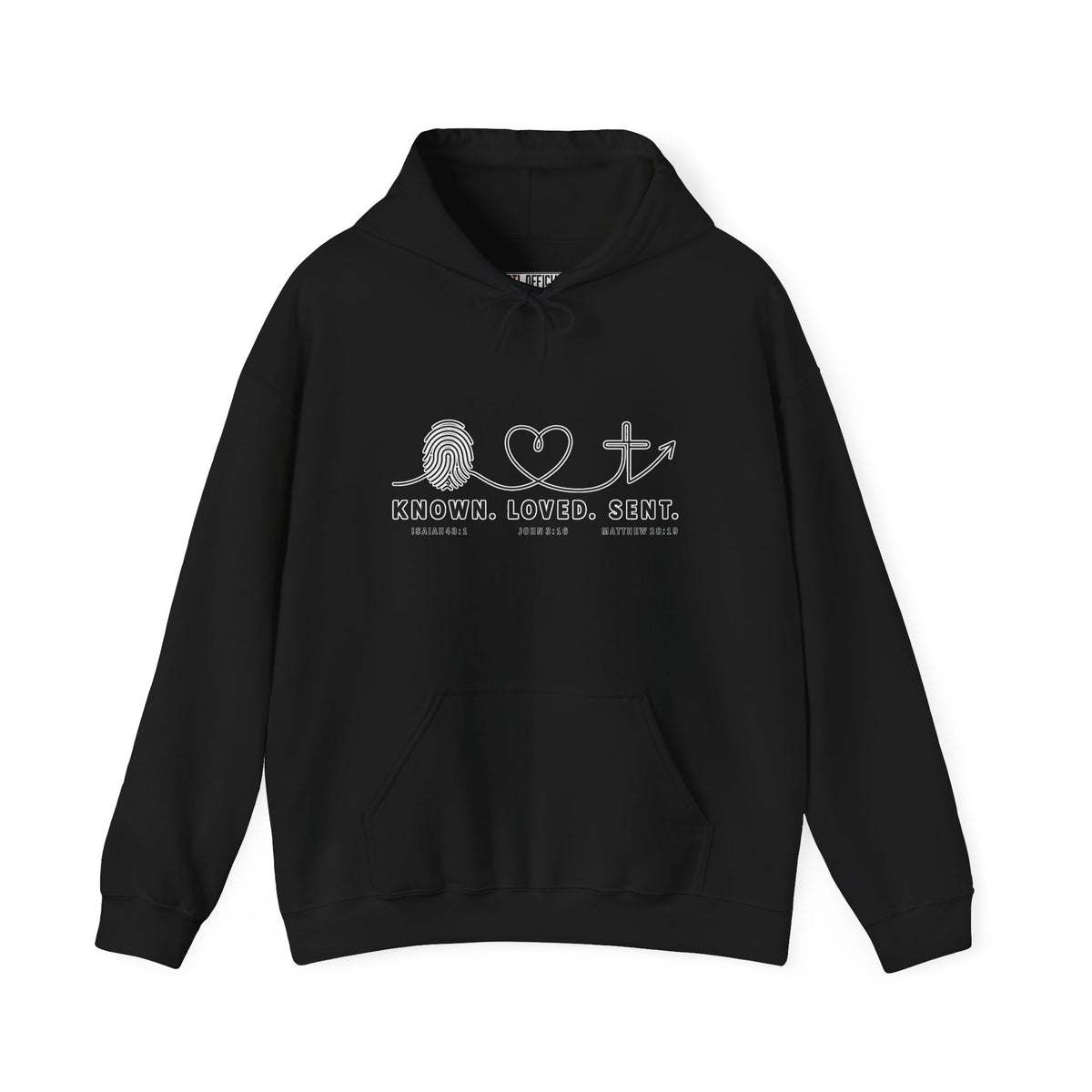 Known. Loved. Sent. Christian Hoodie