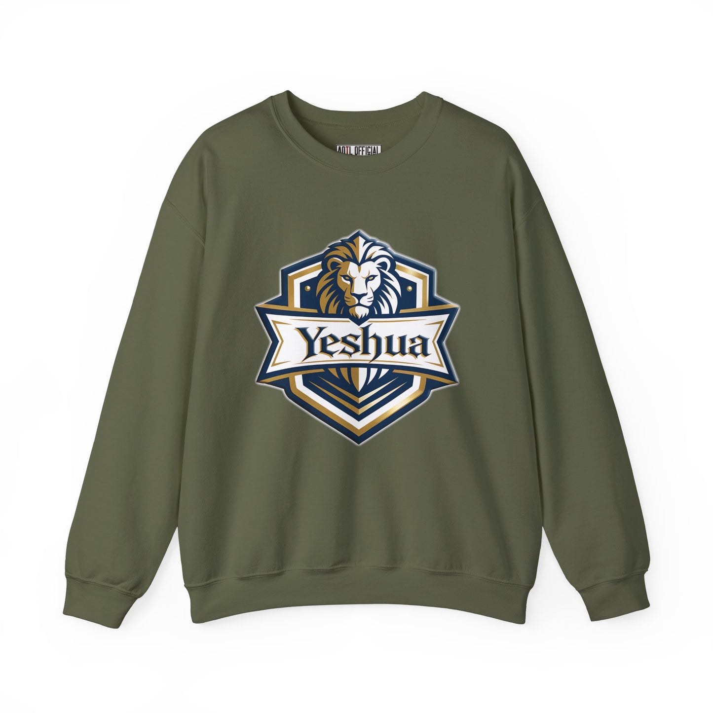 Yeshua Strength Crest  Unisex Heavy Blend™ Crewneck Sweatshirt