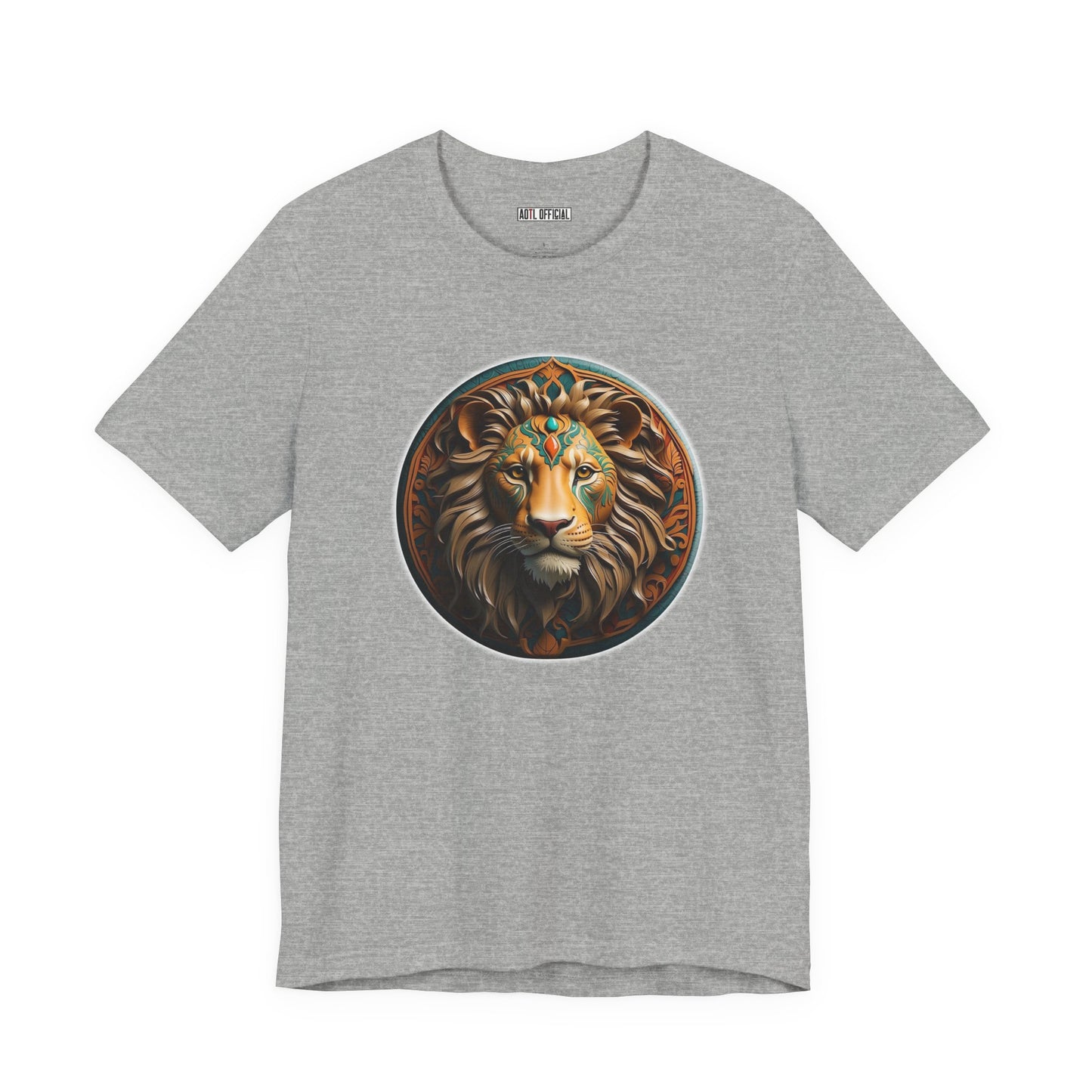 Majestic Redeemer  Lion of Judah Christian Unisex Short Sleeve Tee