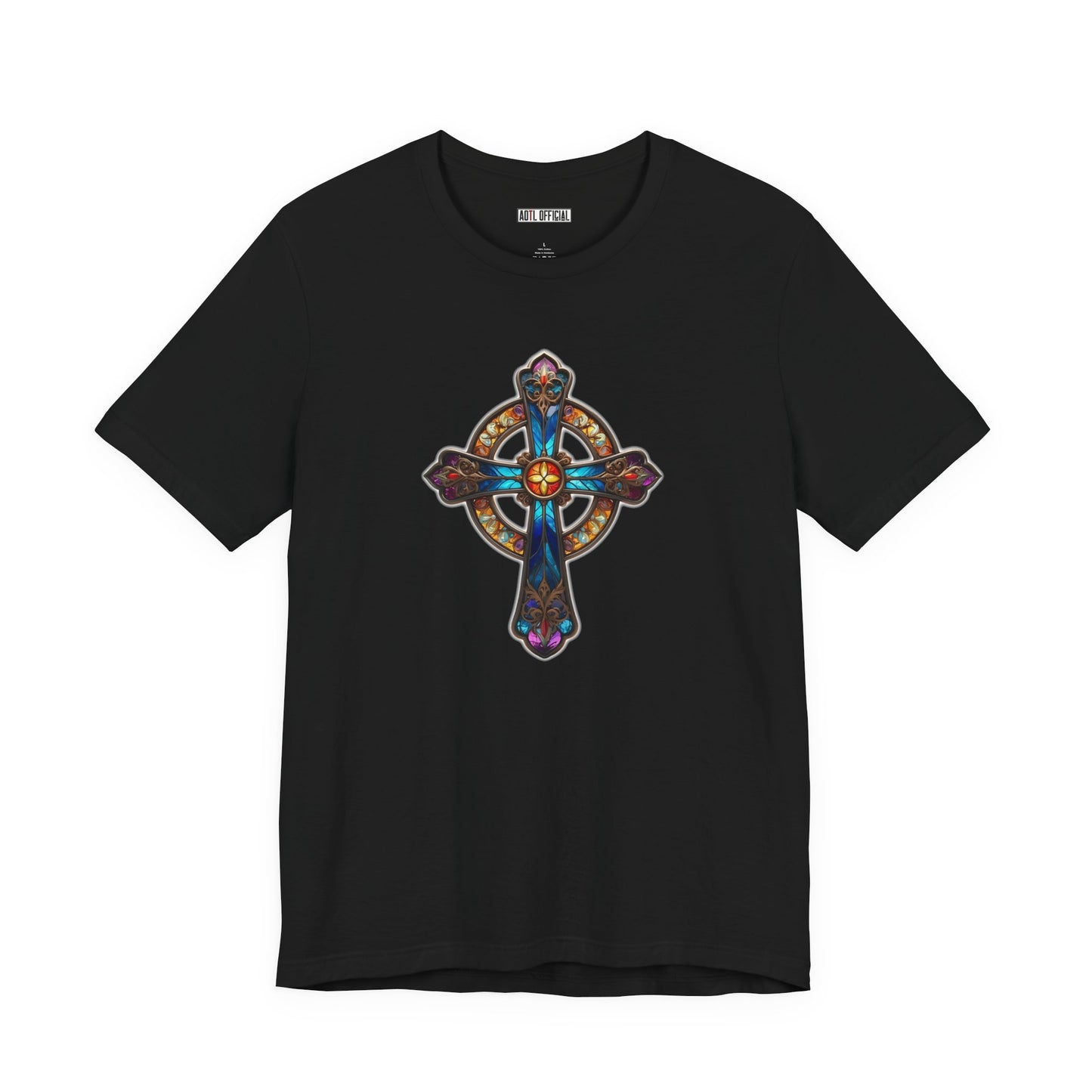 Radiant Cross  Christian Unisex Short Sleeve Tee