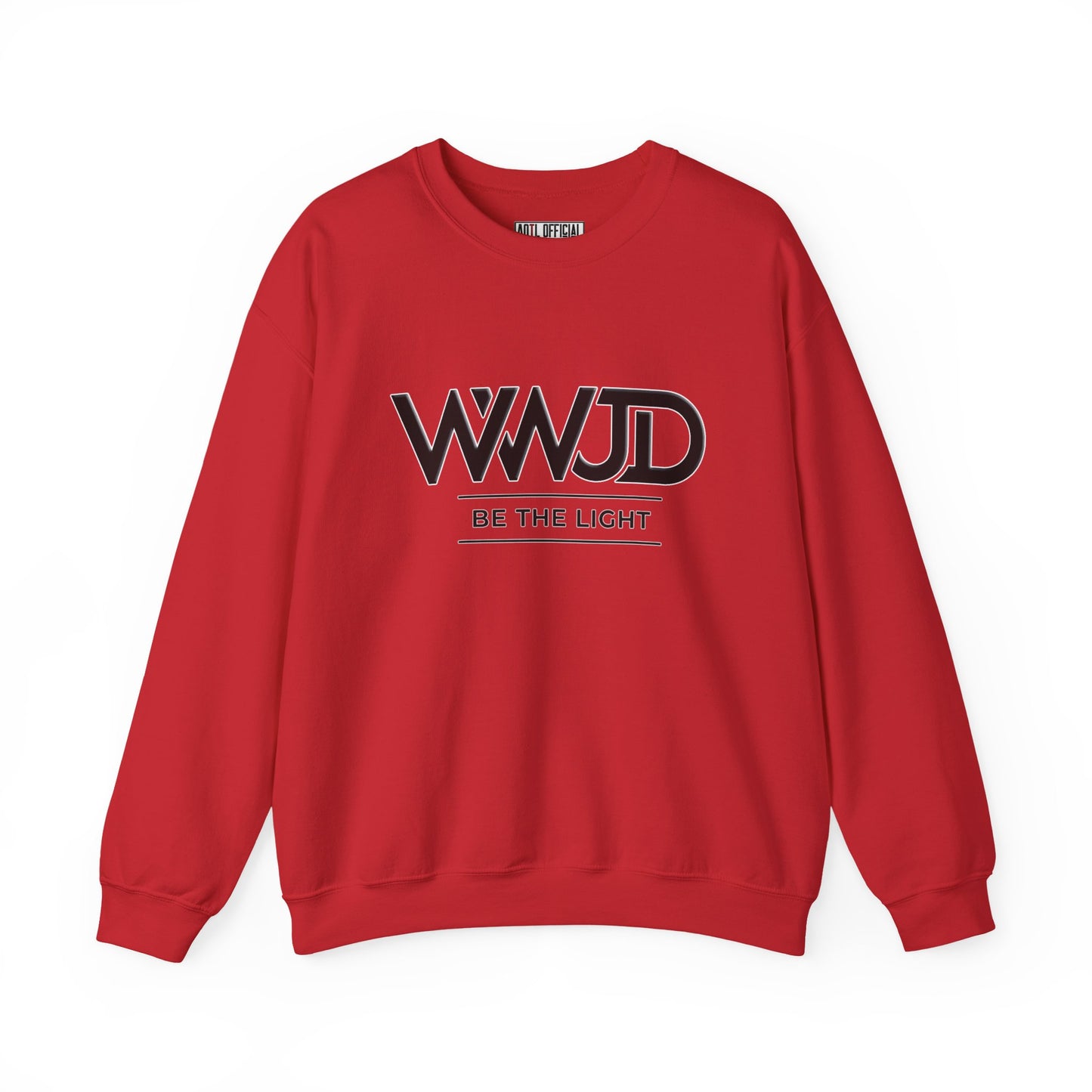 WWJD Faith Reminder Unisex Heavy Blend™ Crewneck Sweatshirt
