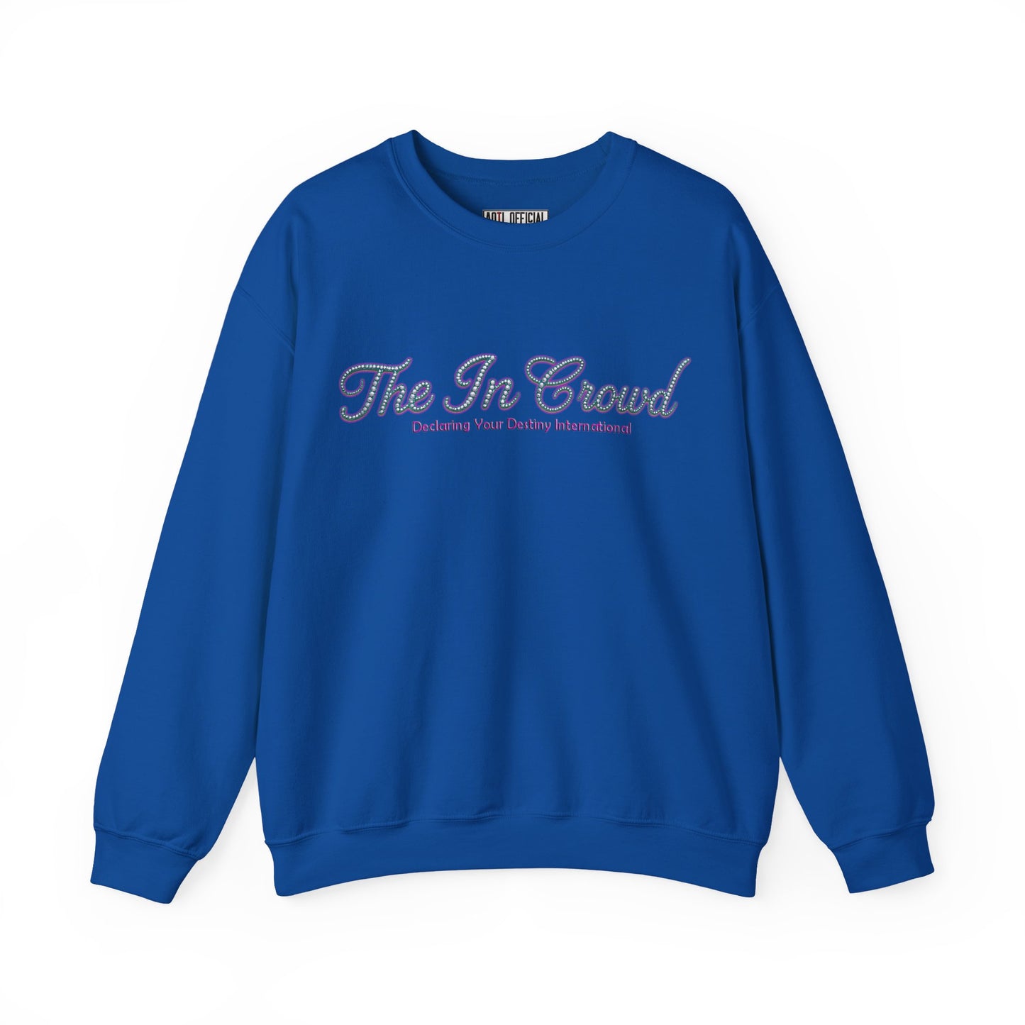 The In Crowd Gemstone print in Lilac & Teal Unisex Heavy Blend™ Crewneck Sweatshirt