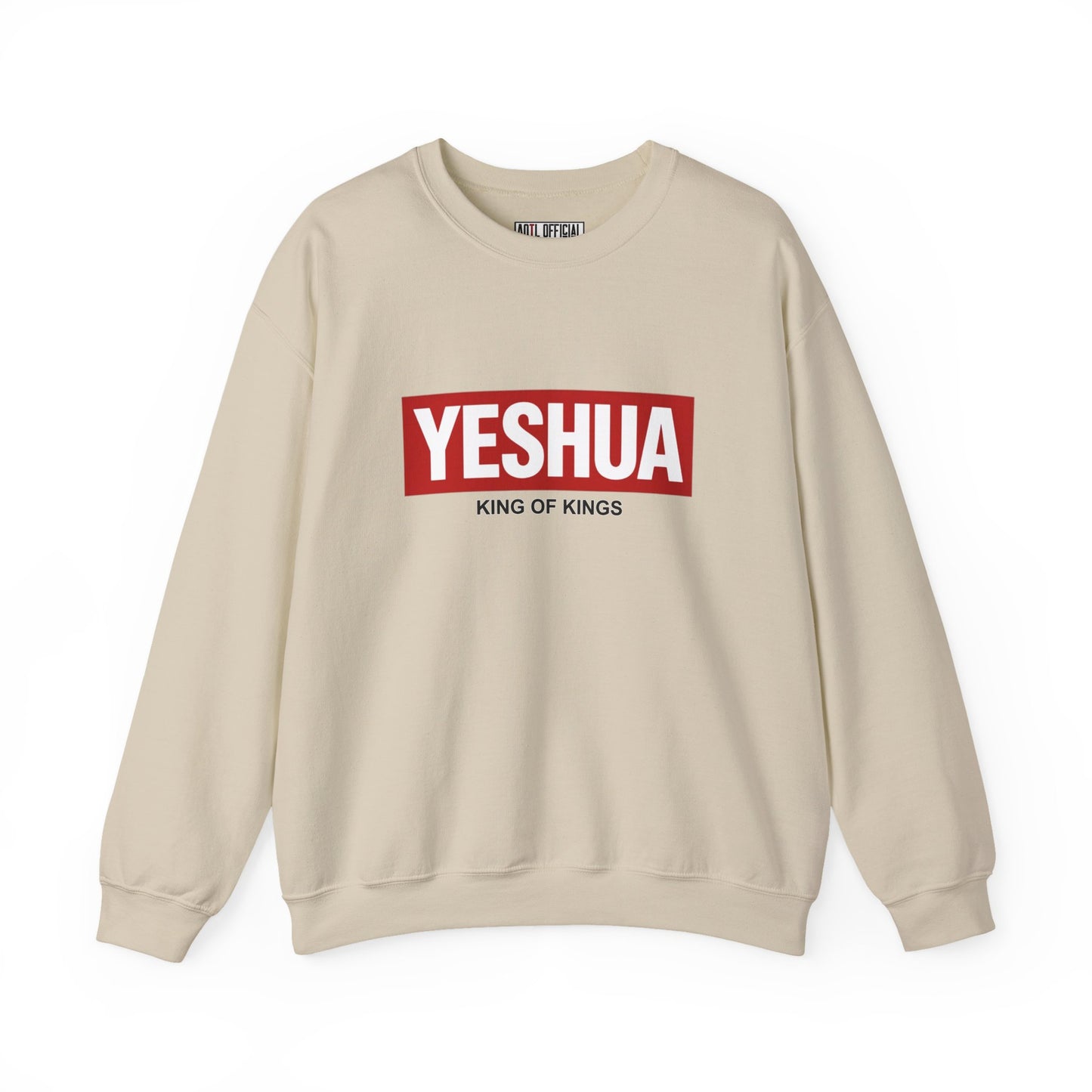 Yeshua Box Logo Classic Unisex Heavy Blend™ Crewneck Sweatshirt