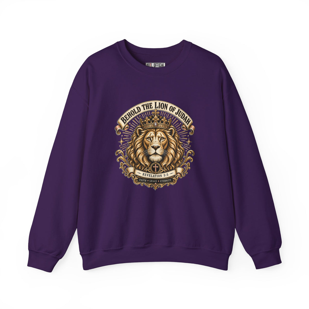 Behold the Lion of Judah — Revelation 5:5 Christian  Sweatshirt