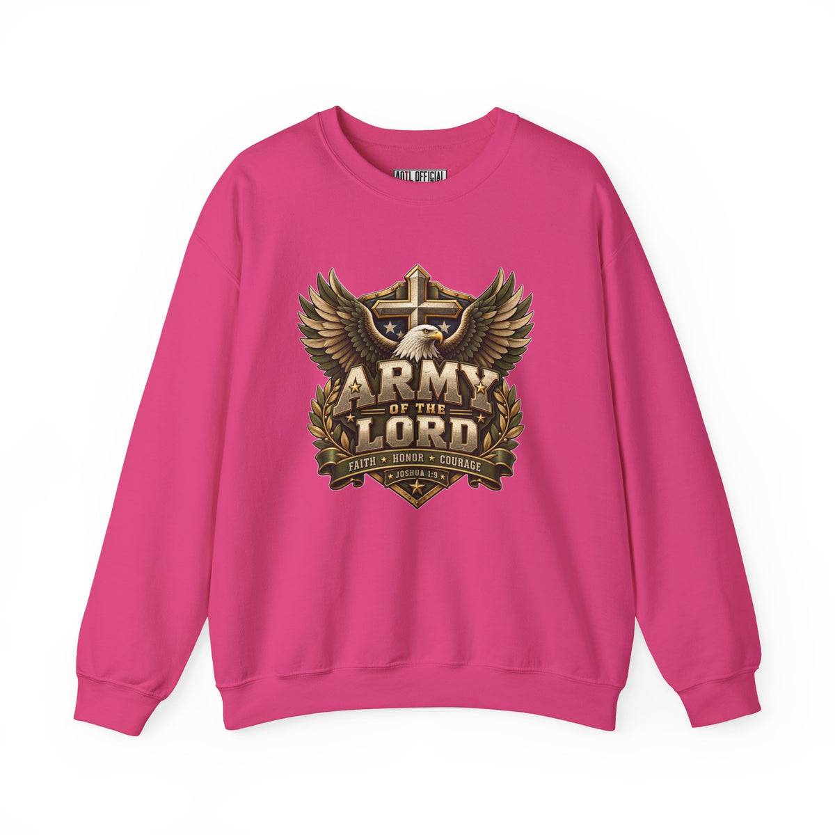 Army of the Lord — Faith, Honor & Courage Christian Sweatshirt