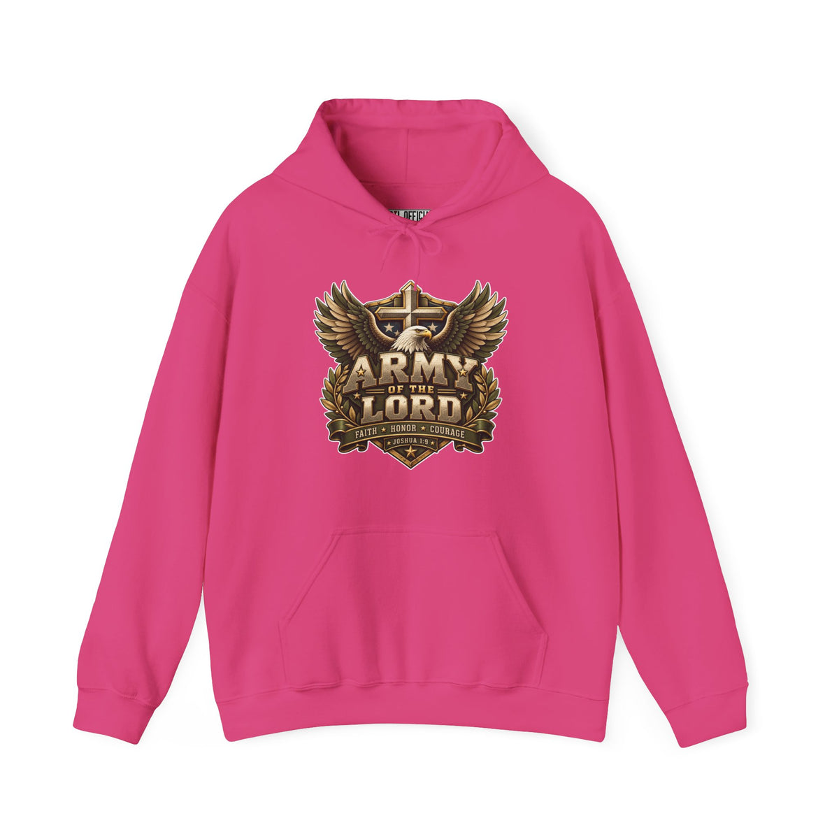 Army of the Lord — Faith, Honor & Courage Christian Hoodie