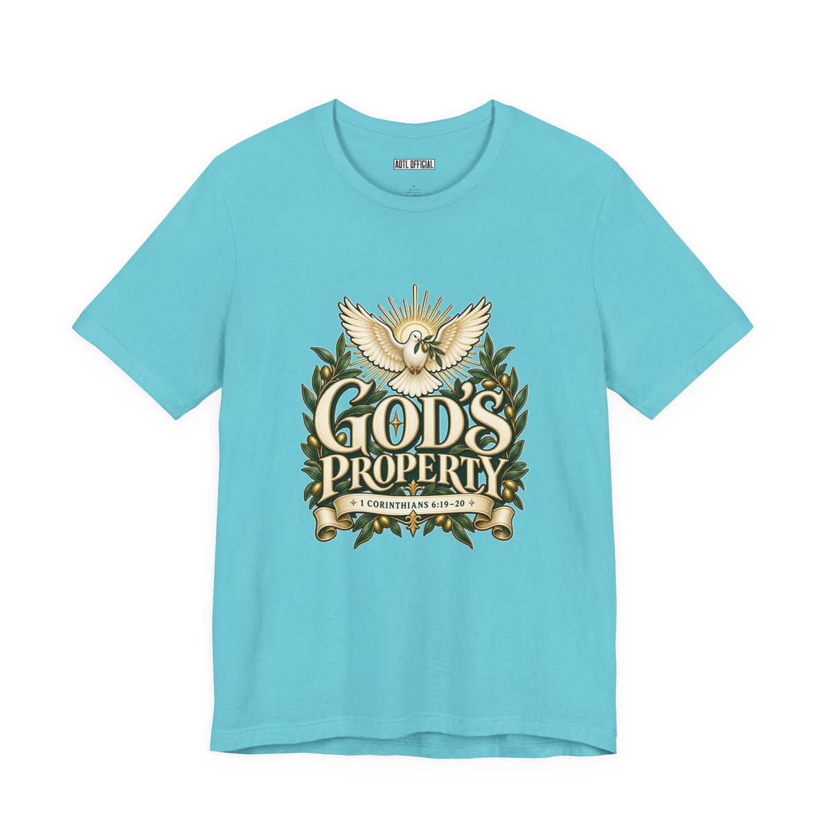 God’s Property — Bought with a Price  Christian T-shirt