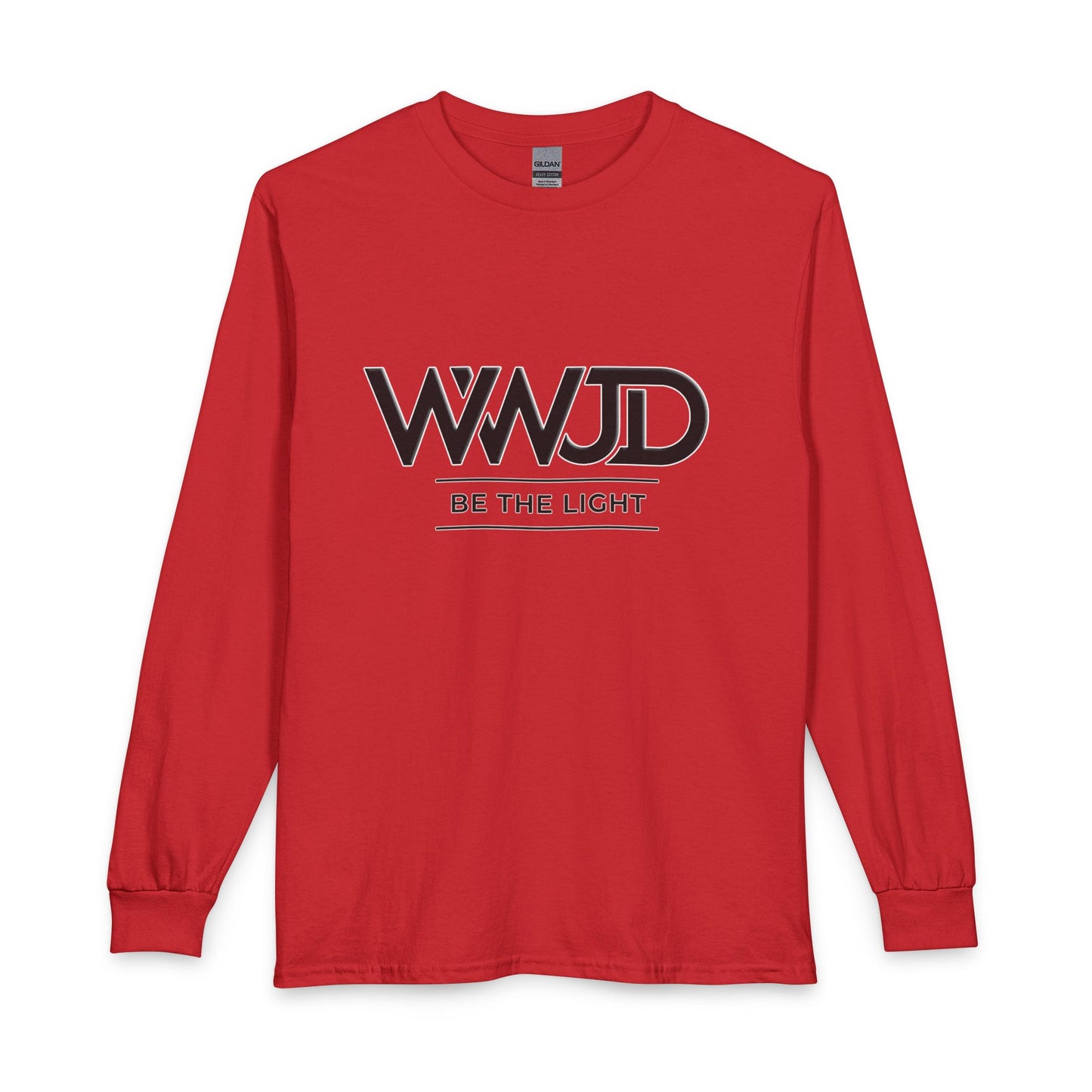 WWJD Faith Reminder Christian Long Sleeve Shirt