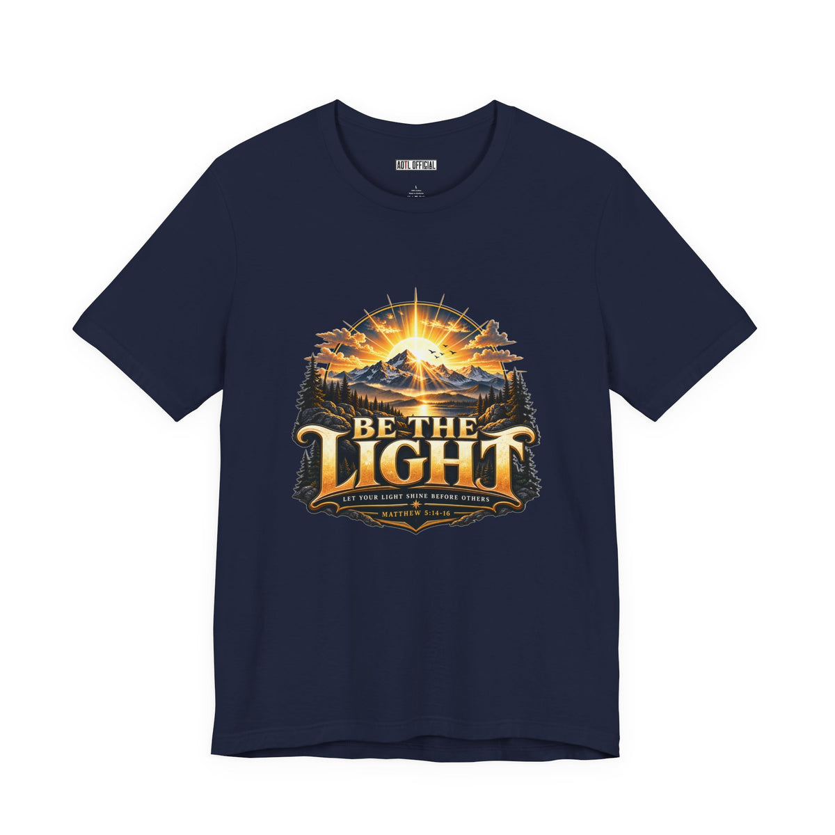 Be the Light – Matthew 5:14-16 Christian T-shirt