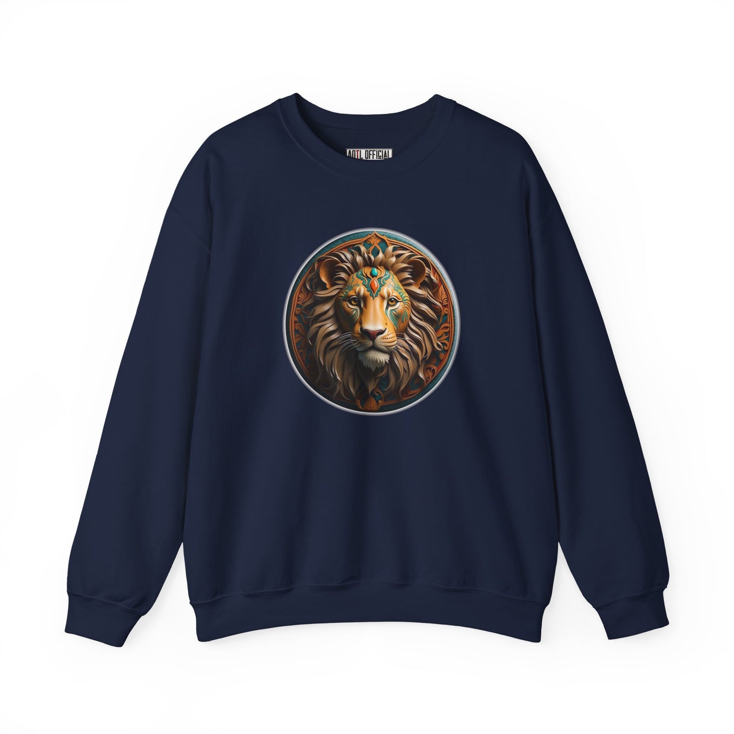 Majestic Redeemer Lion of Judah  Unisex Heavy Blend™ Crewneck Sweatshirt