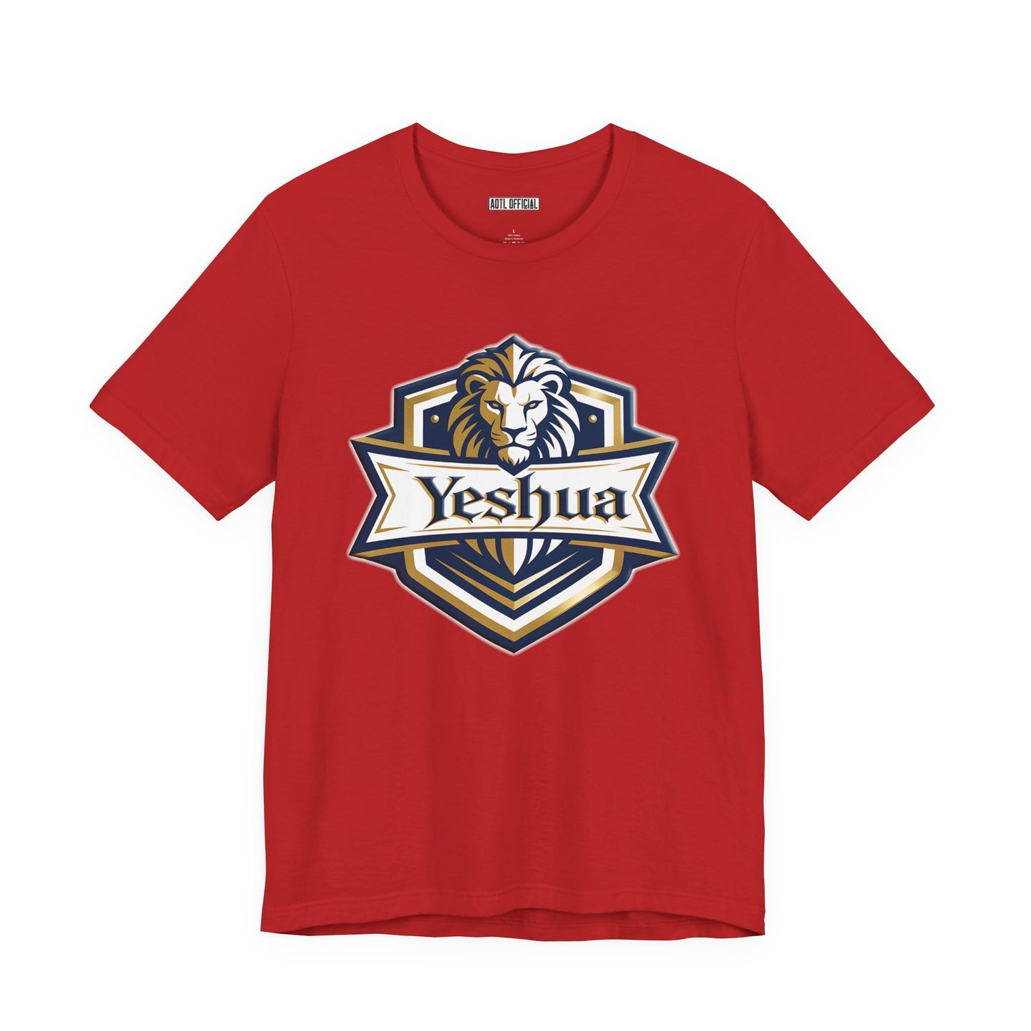 Yeshua Strength Crest  Unisex Short Sleeve Tee