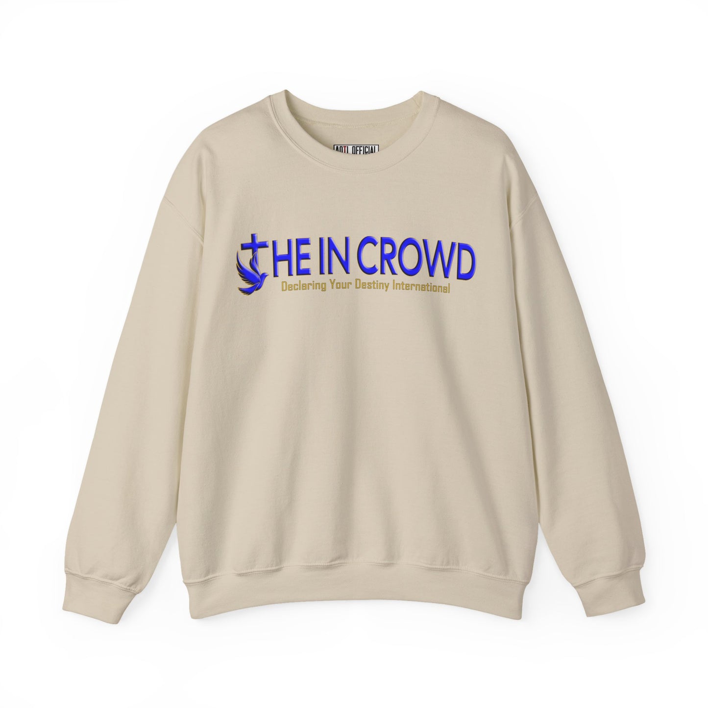The In Crowd Blue & Gold logo Unisex Heavy Blend™ Crewneck Sweatshirt