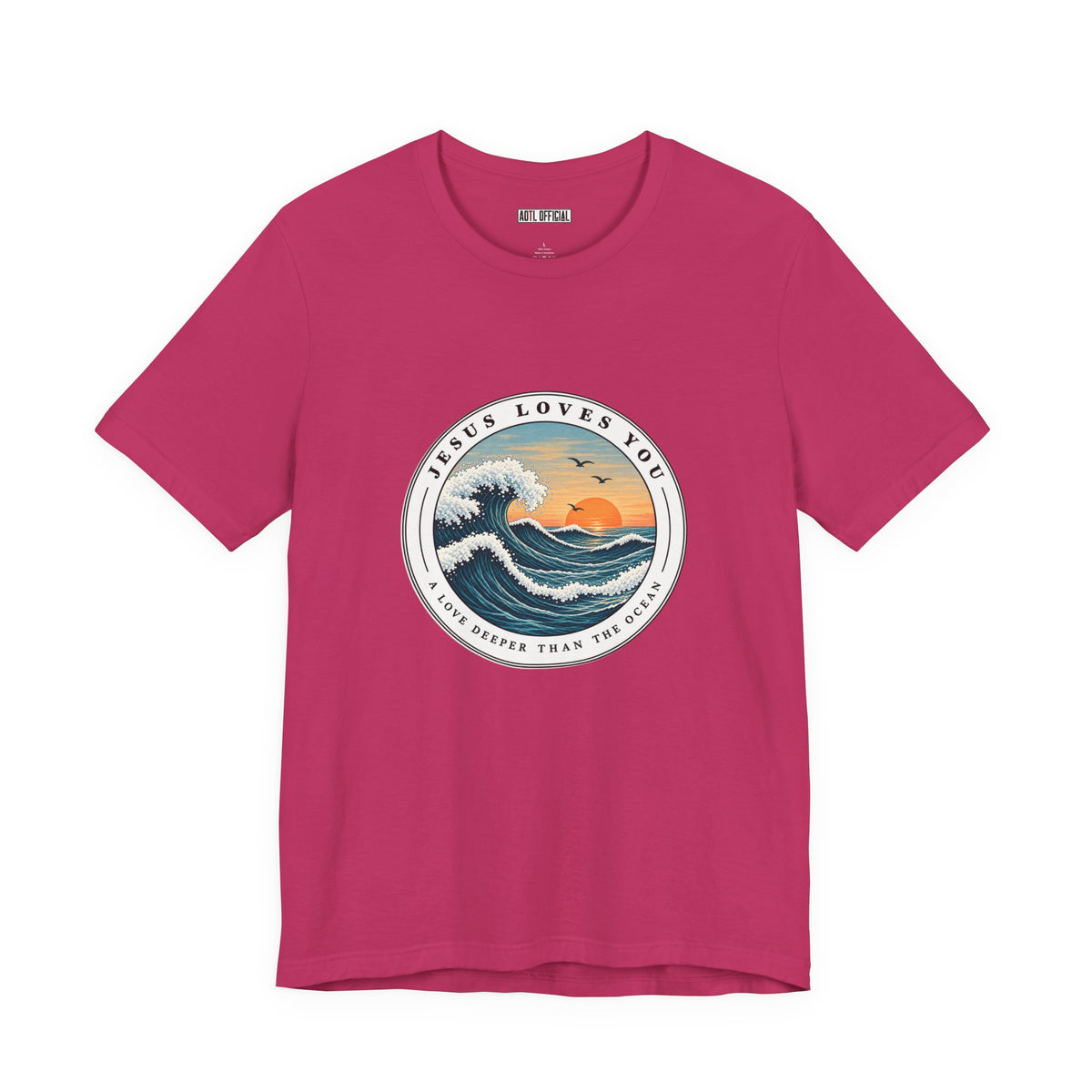 Jesus Loves You — A Love Deeper Than the Ocean Christian T-shirt