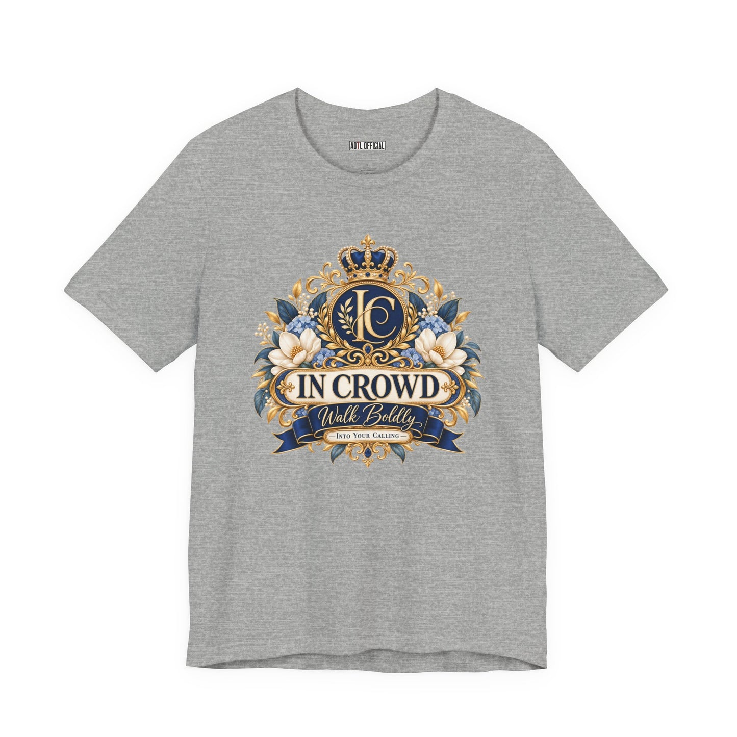 In Crowd – Walk Boldly Christian T-shirt