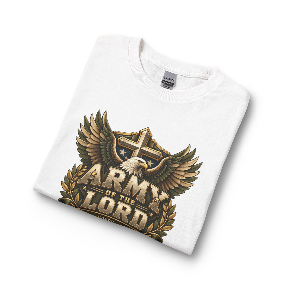Army of the Lord — Faith, Honor & Courage Christian Long Sleeve Shirt