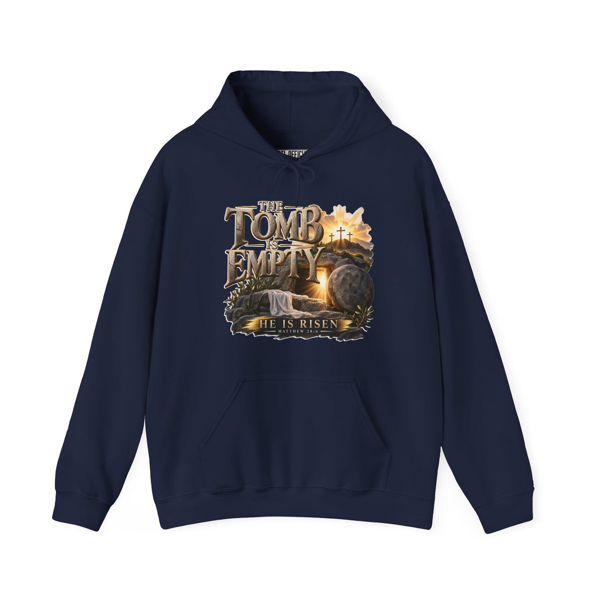 The Tomb Is Empty — Matthew 28:6 Christian Hoodie