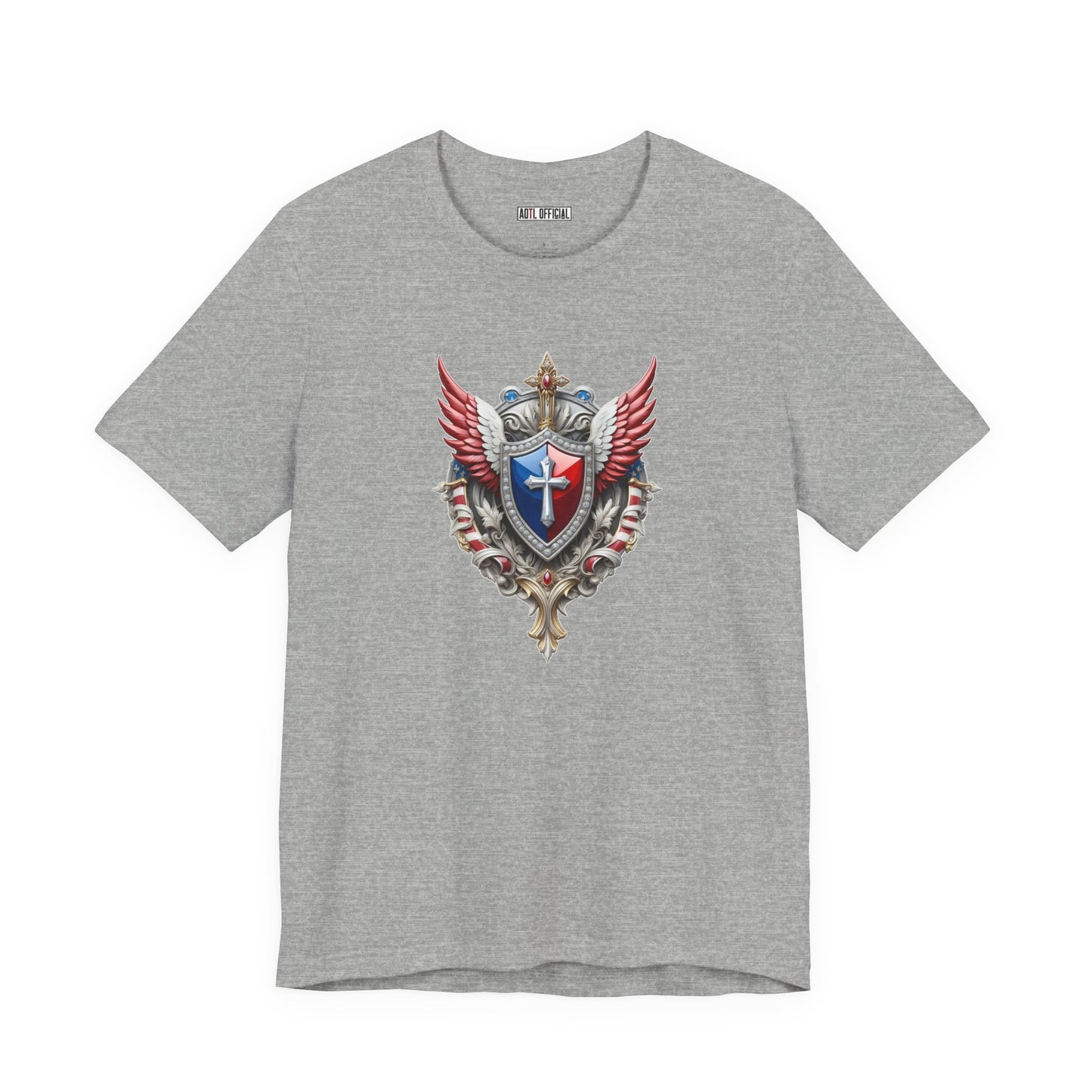 Celestial Heritage Christian Patriotic Unisex Short Sleeve Tee