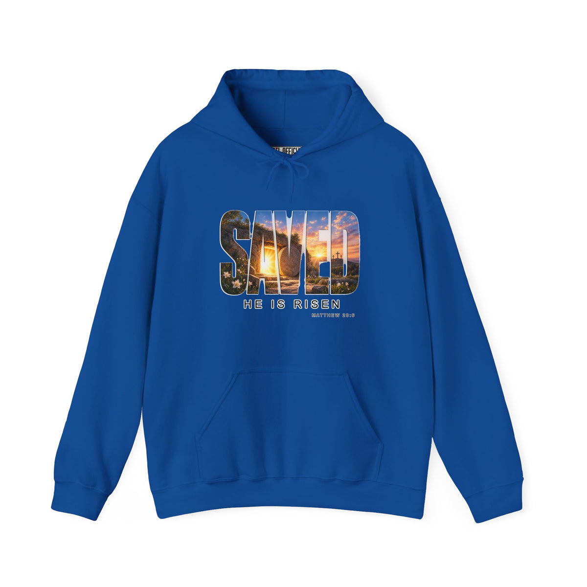 Saved-He Is Risen Christian Hoodie