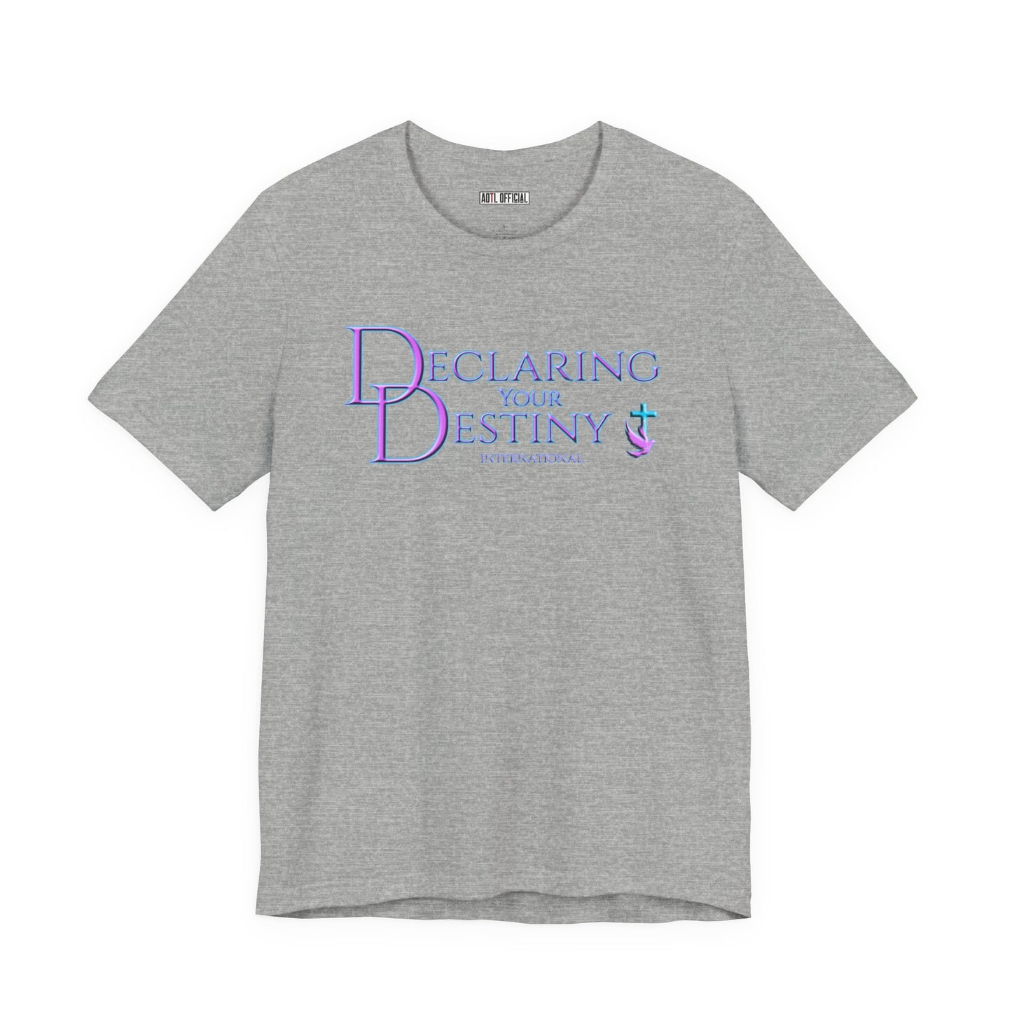 Declaring Your Destiny Lilac & Teal logo/Ephesians 3:20